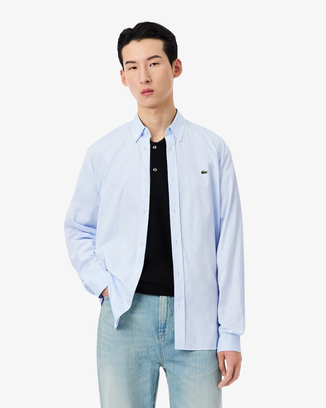 Camisa De Algodón Fit Regular