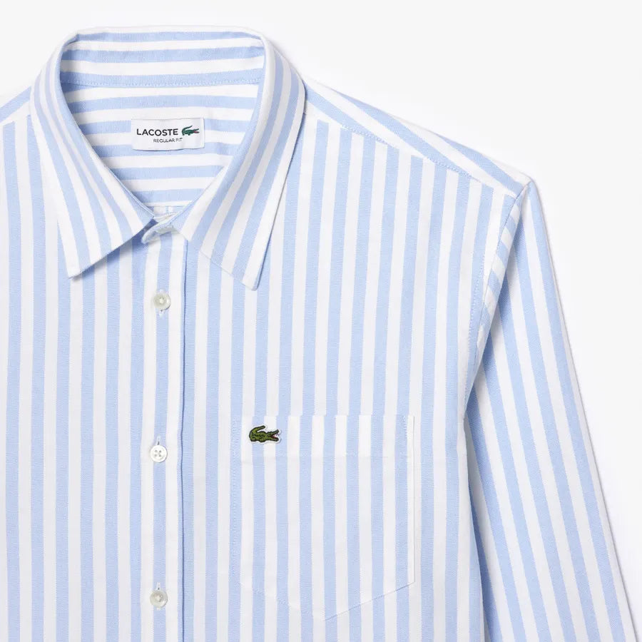 Camisa Oxford Rayada Fit Regular