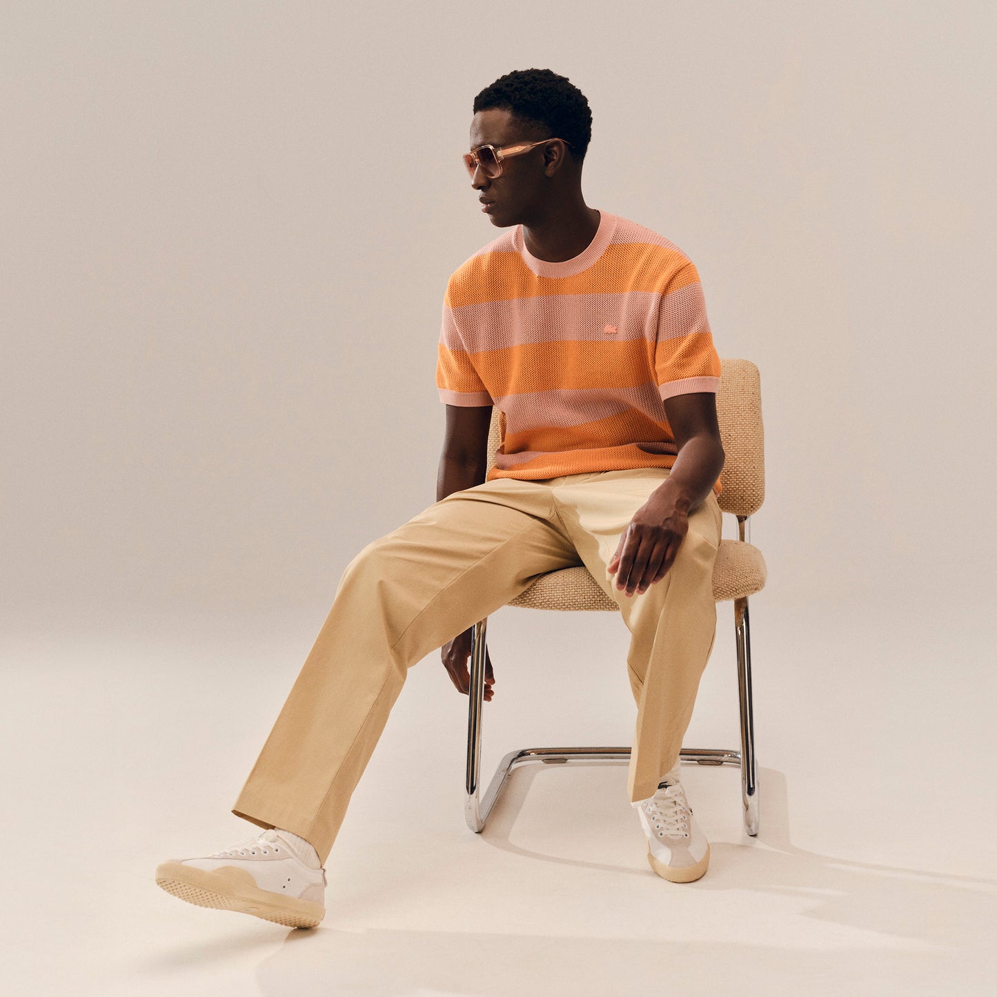 Pantalón Chino De Algodón De Corte Recto