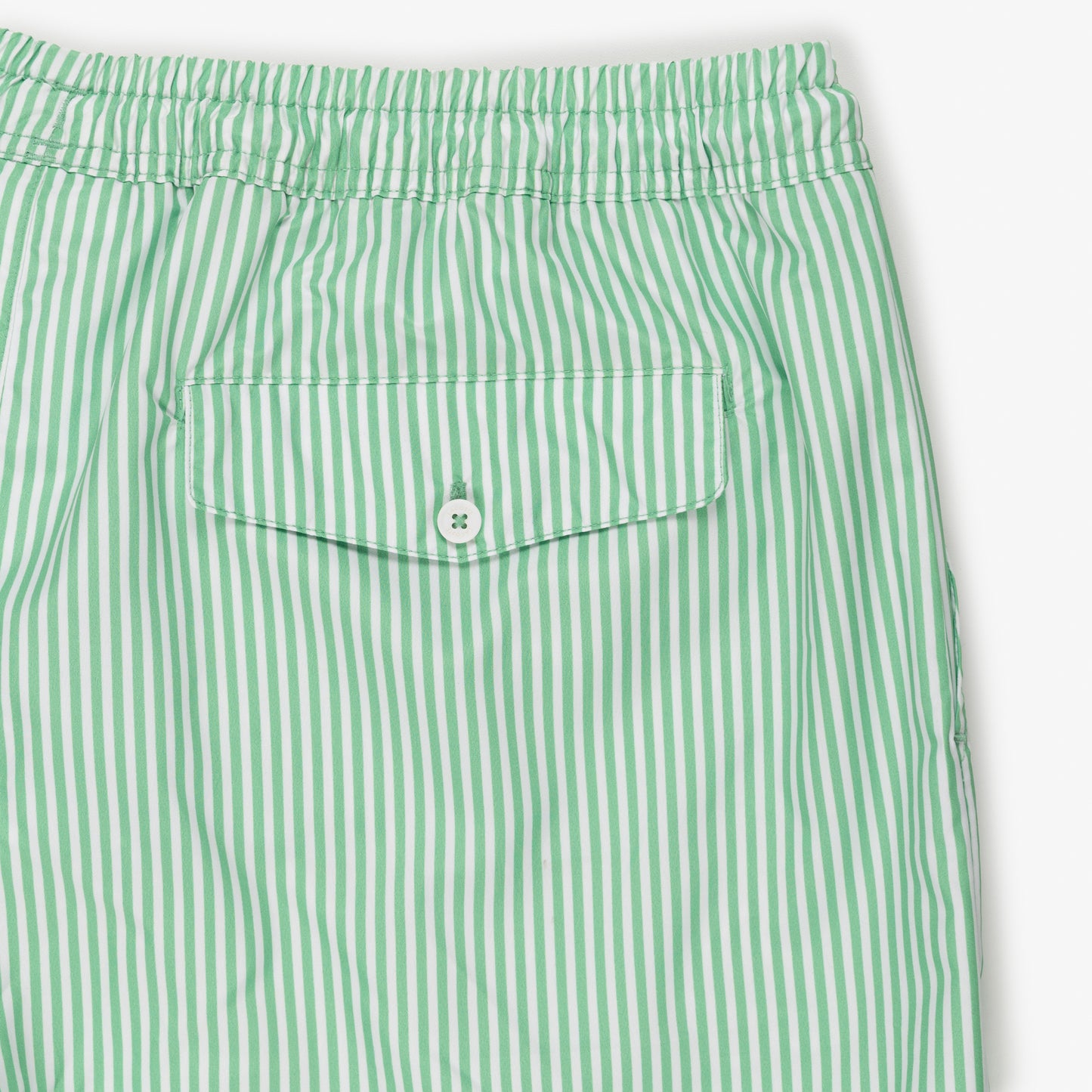 Shorts De Baño Texturados Rayados Largos
