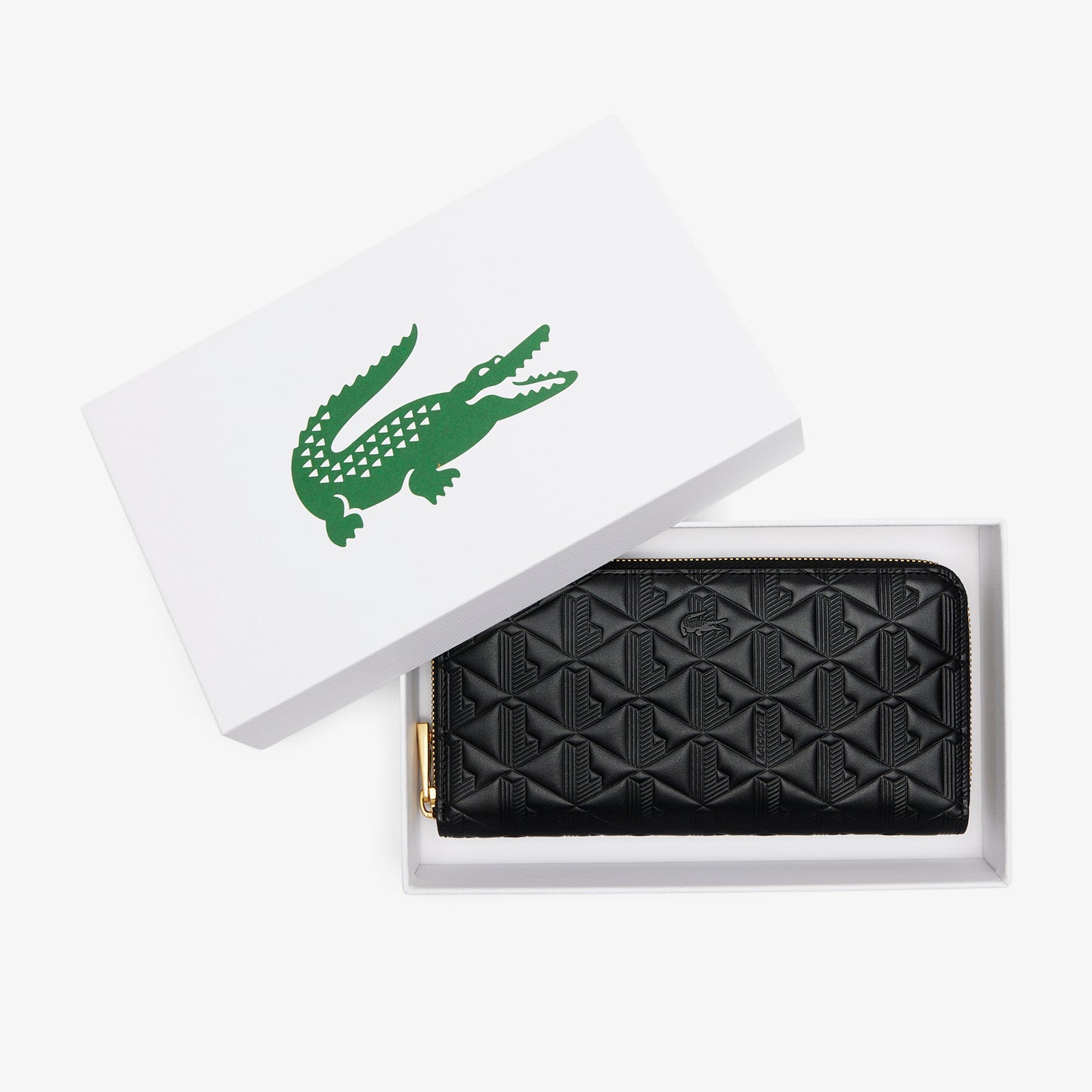 Billetera De Cuero Con Relieve Maheki