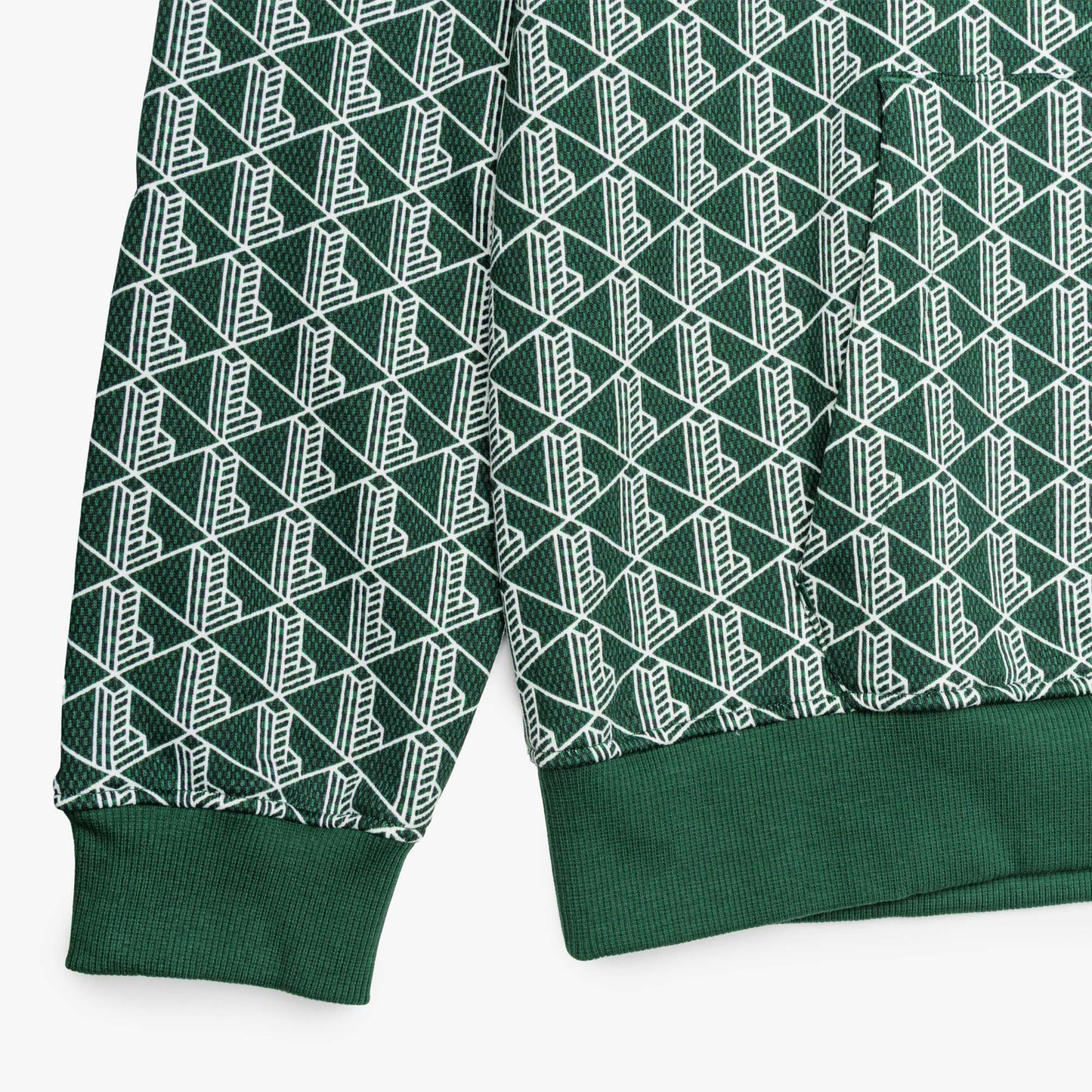 Buzo De Algodón Monograma Con Capucha