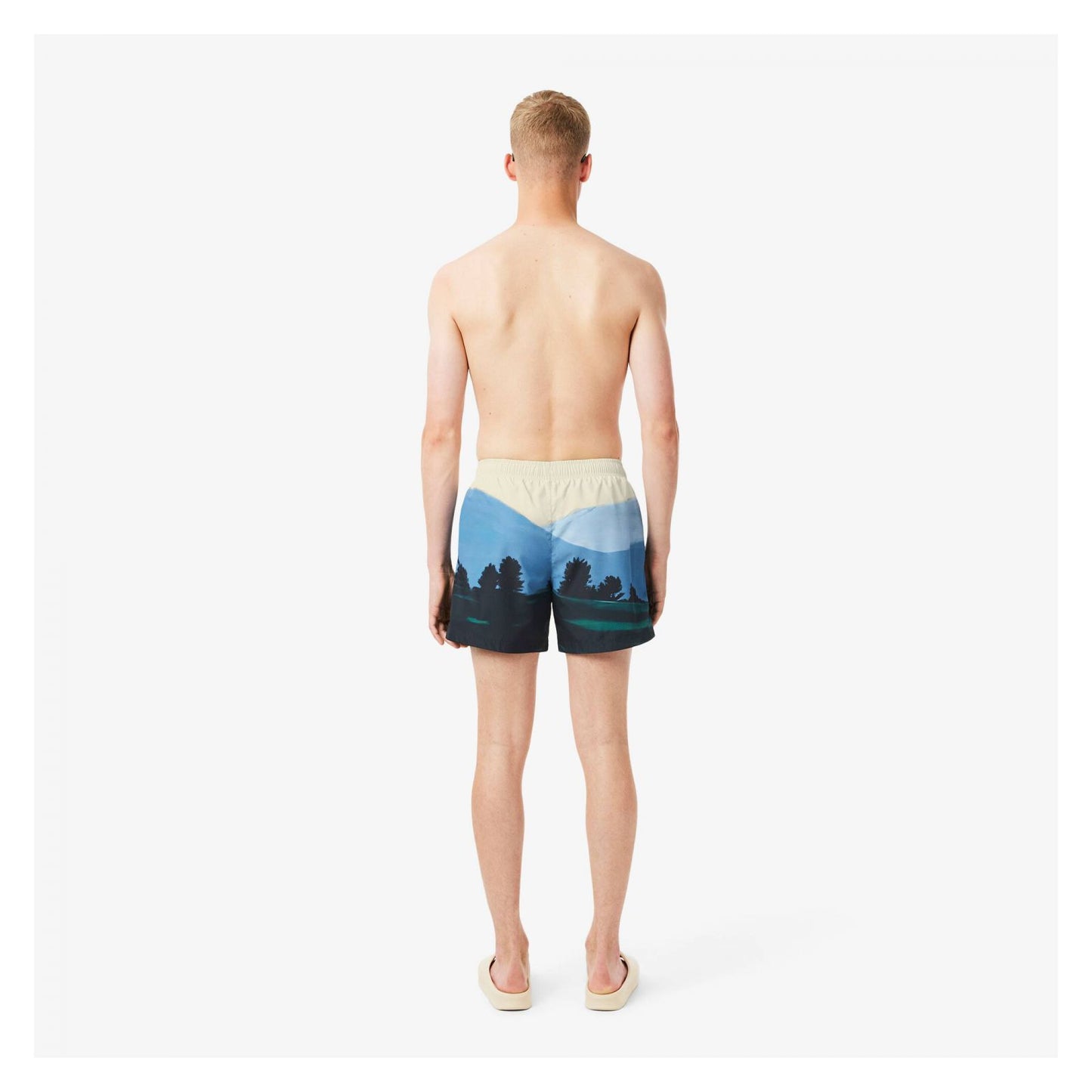 Shorts De Baño Con Estampa Landscape