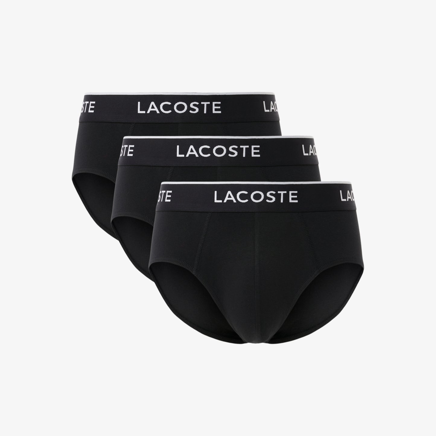 Pack De 3 Slips De Algodón Liso Con Logotipo