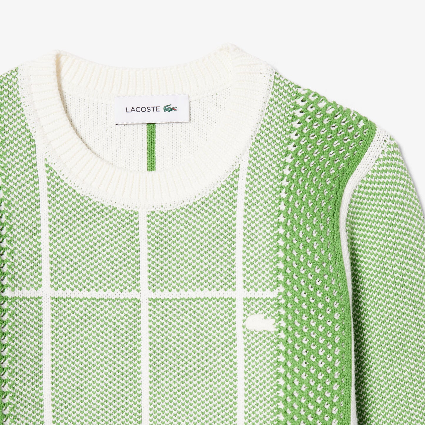 Jersey De Jacquard Gráfico Con Pista De Tenis