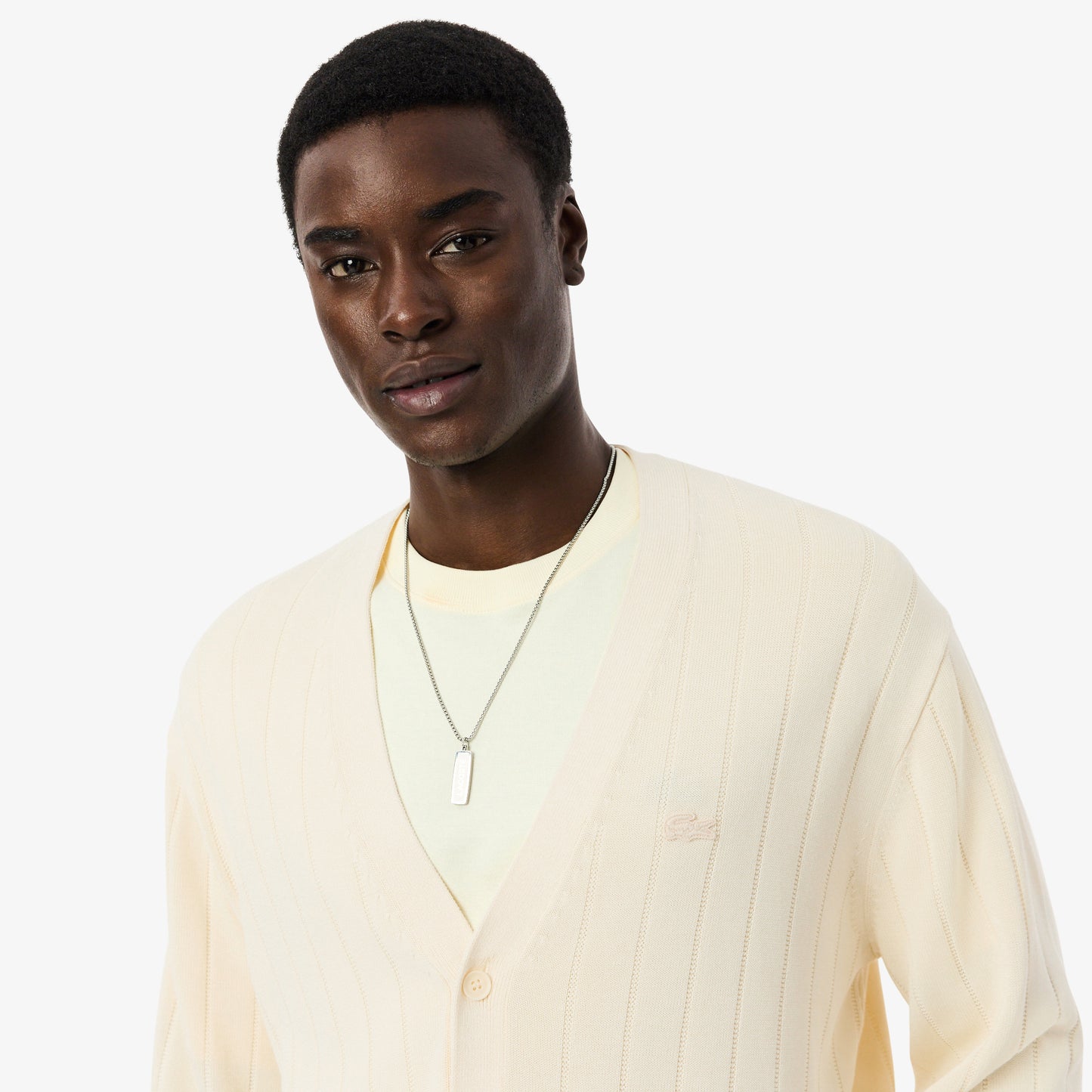 Chaqueta De Canalé De Mezcla De Algodón