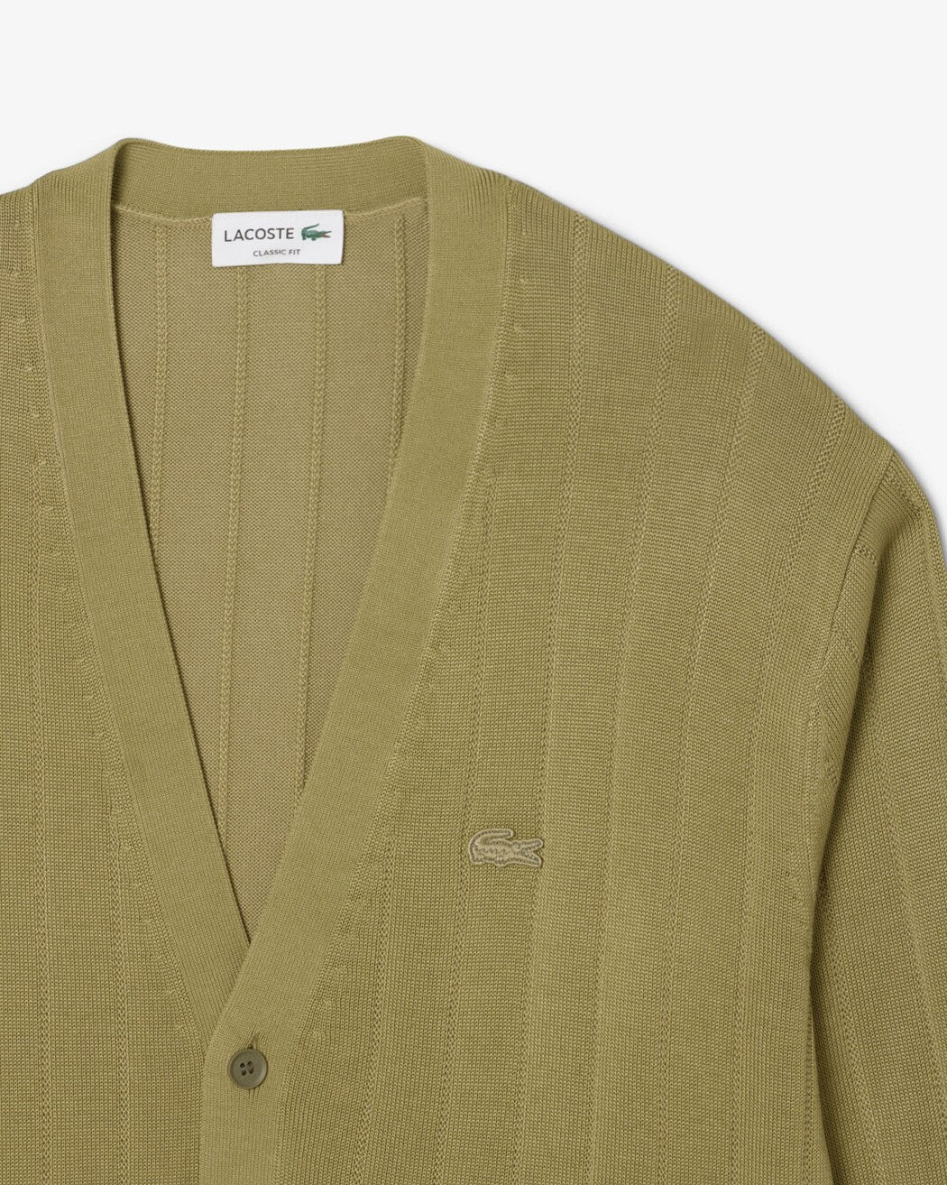 Chaqueta De Punto De Canalé Con Caída