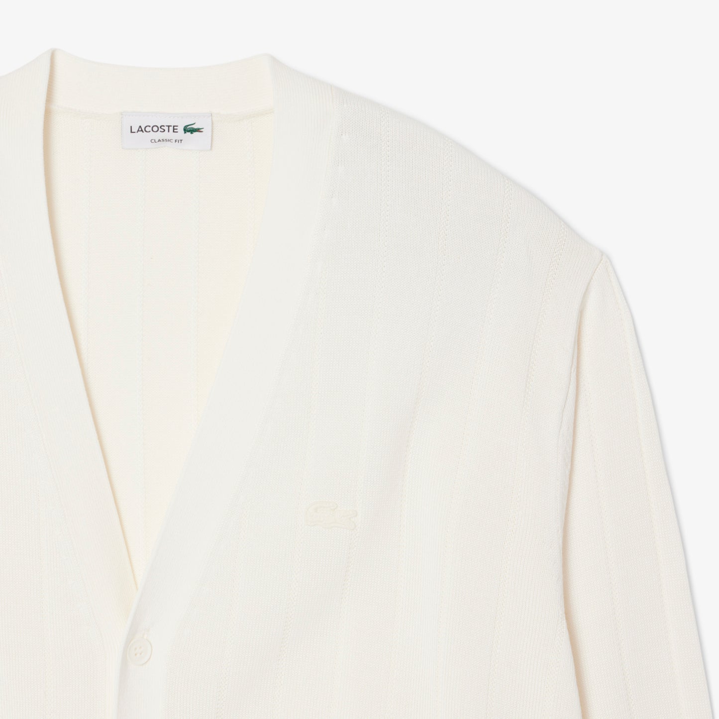 Chaqueta De Punto De Canalé Con Caída