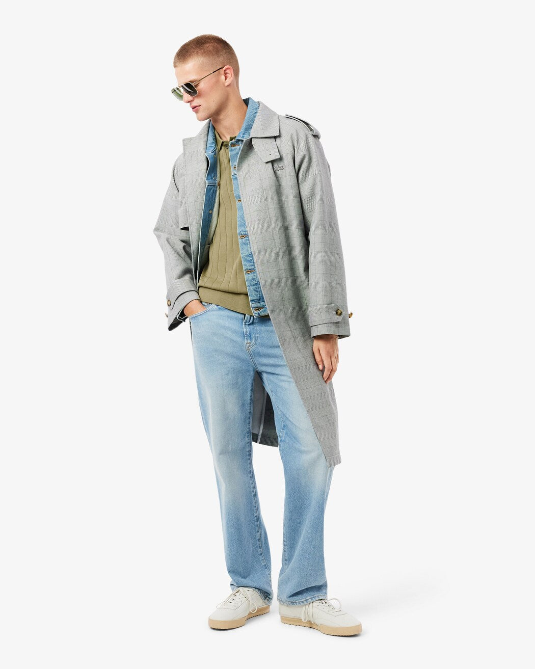 Jersey De Cuello Polo De Canalé Con Caída