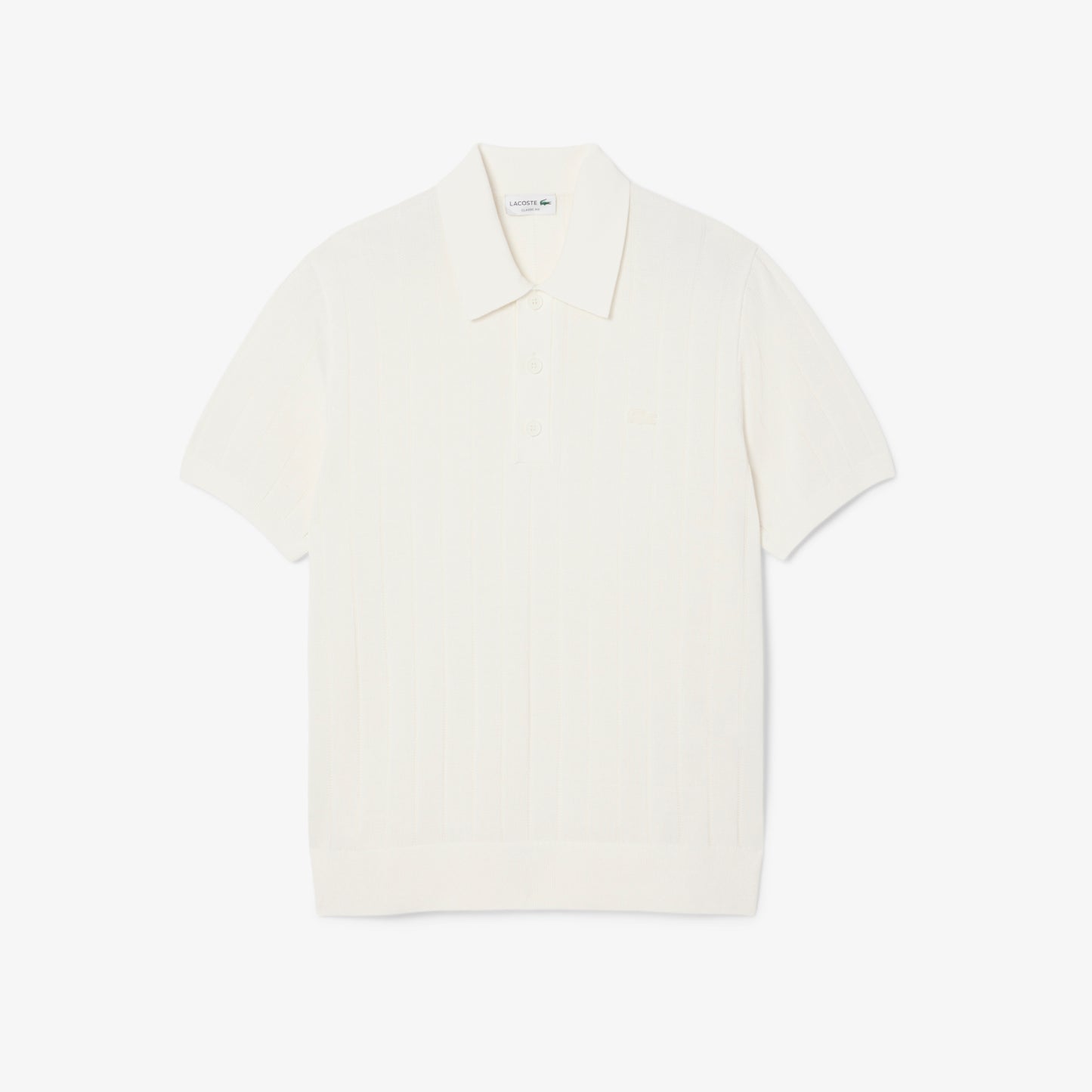 Jersey De Cuello Polo De Canalé Con Caída