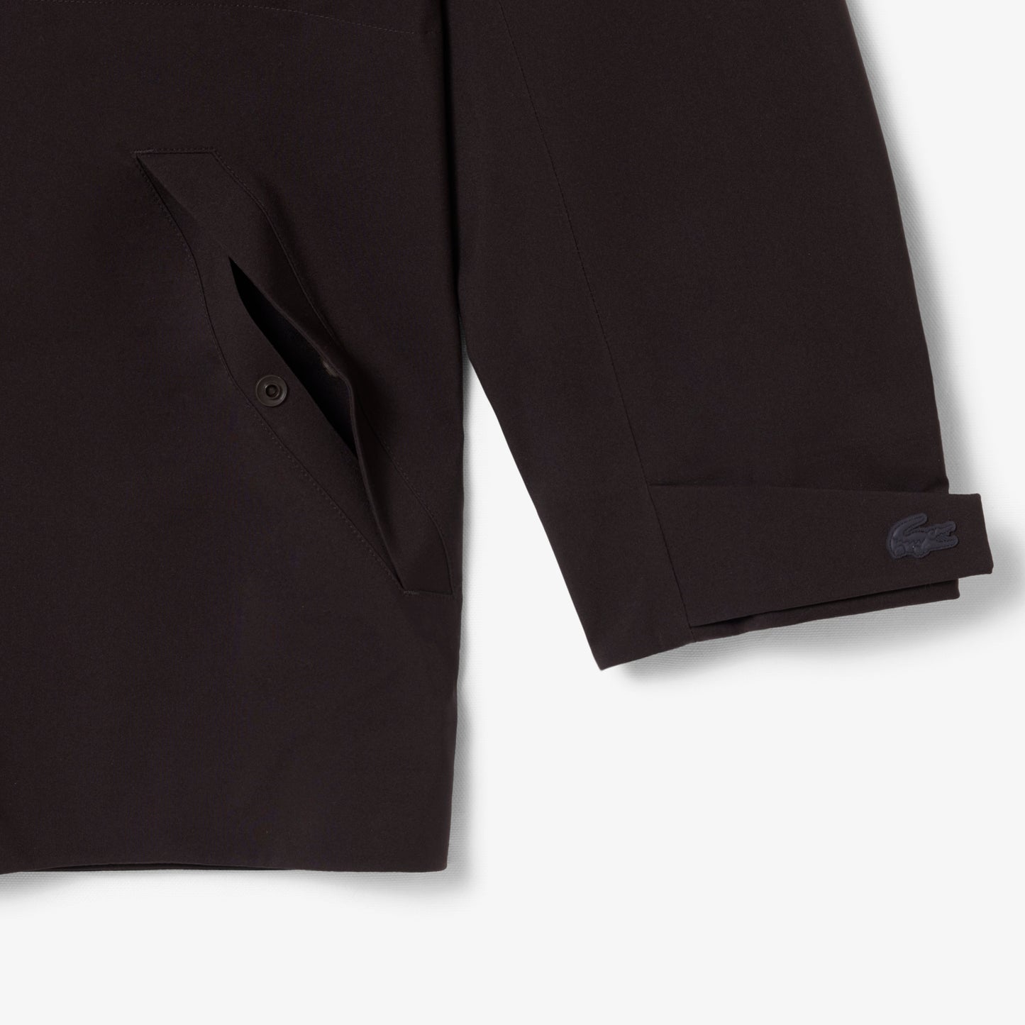 Parka Oversized Resistente Al Agua De Largo Medio