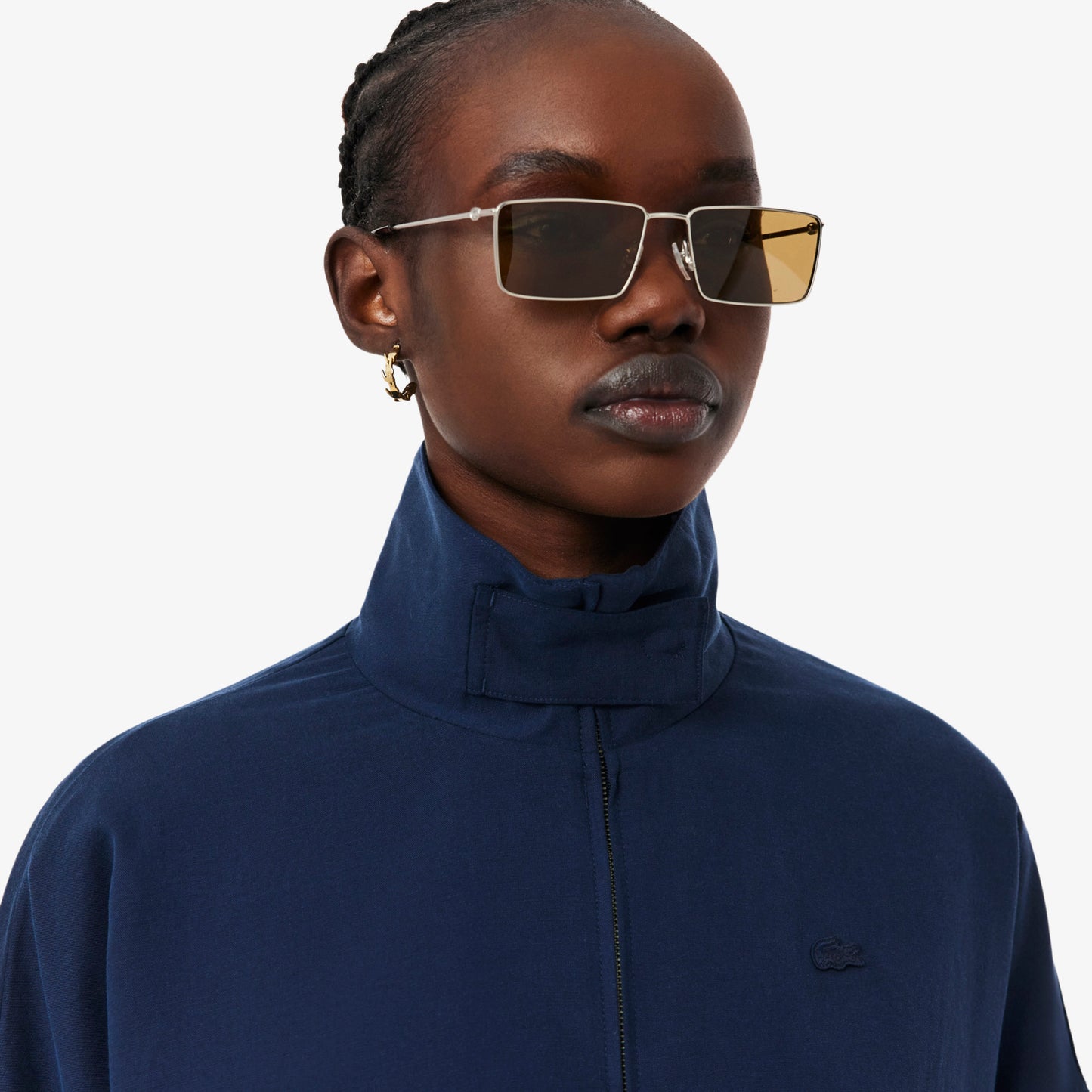 Chaqueta De Chándal Oversized De Mezcla De Lino