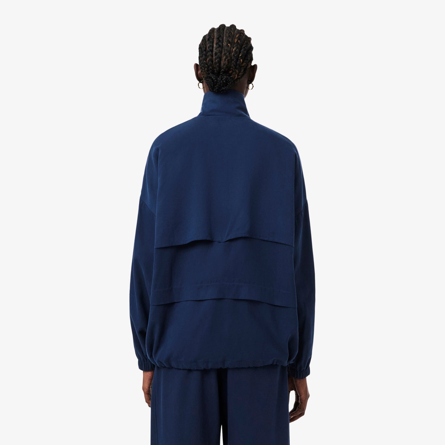 Chaqueta De Chándal Oversized De Mezcla De Lino