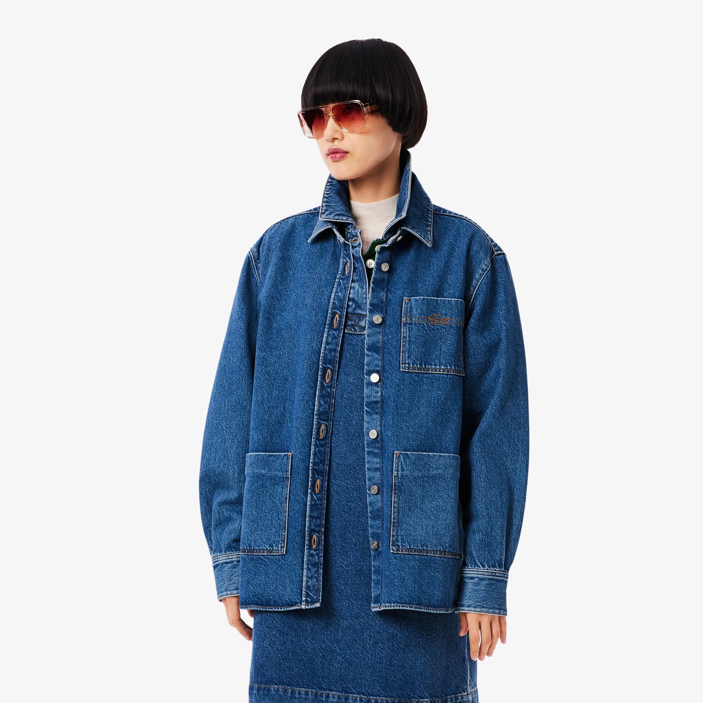 Sobrecamisa De Denim Oversized