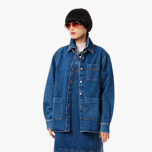 Sobrecamisa De Denim Oversized