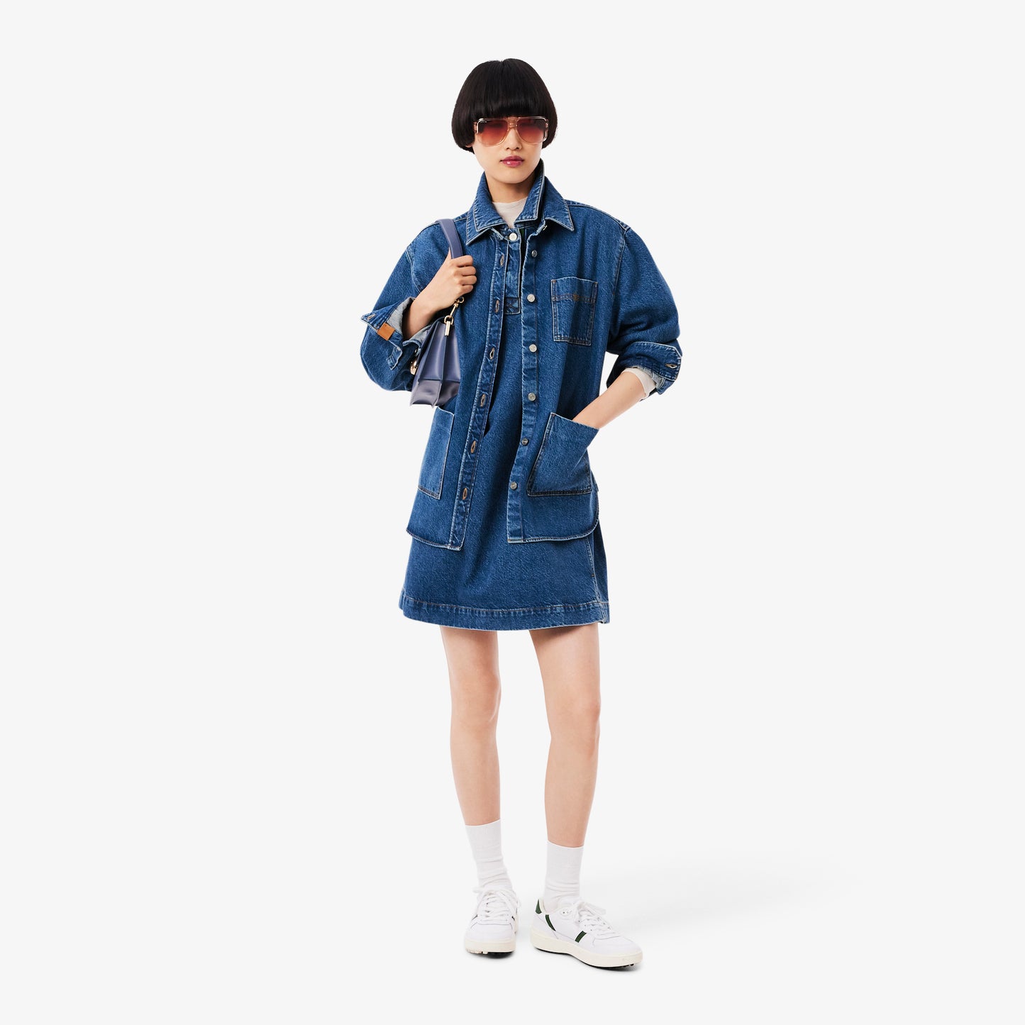 Sobrecamisa De Denim Oversized