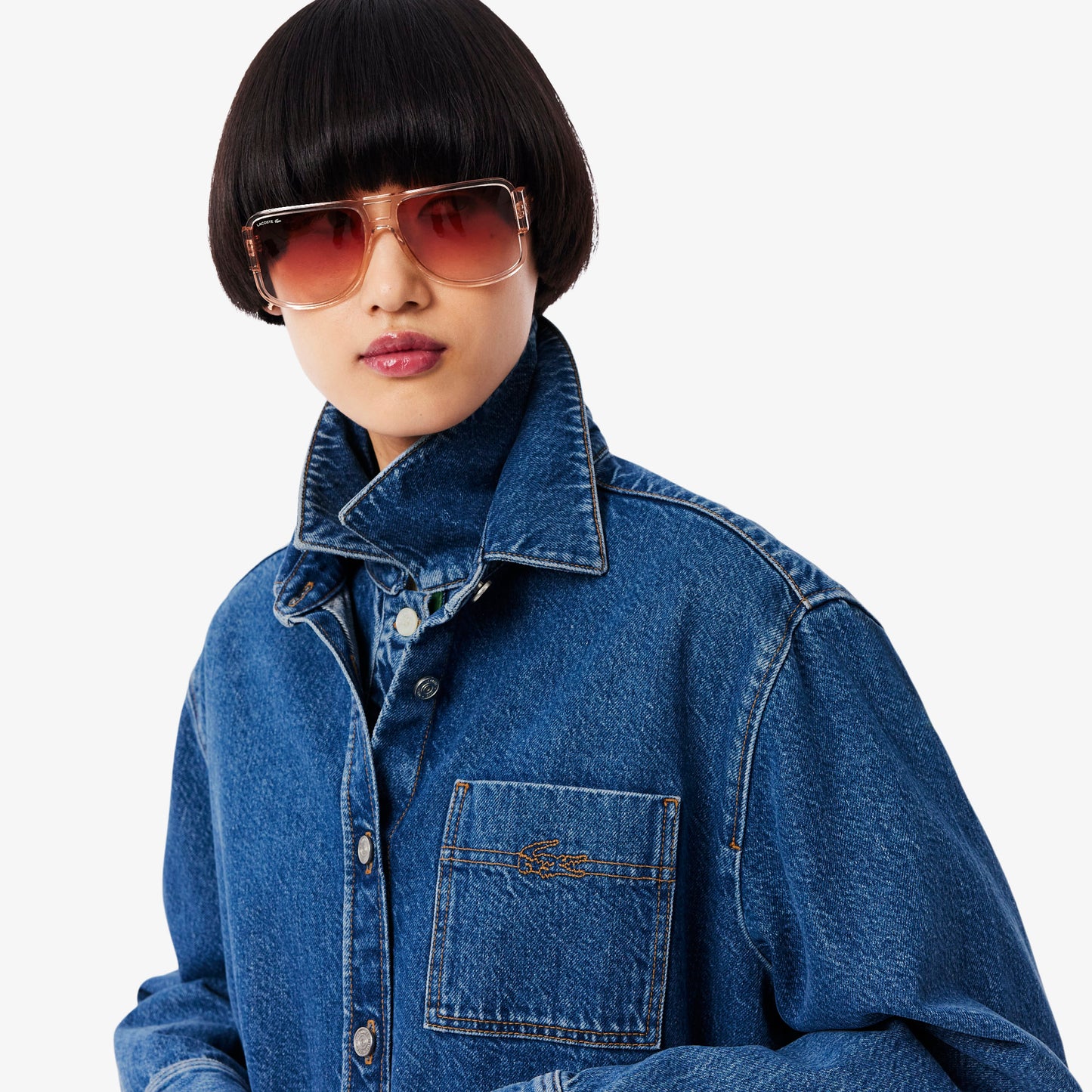 Sobrecamisa De Denim Oversized