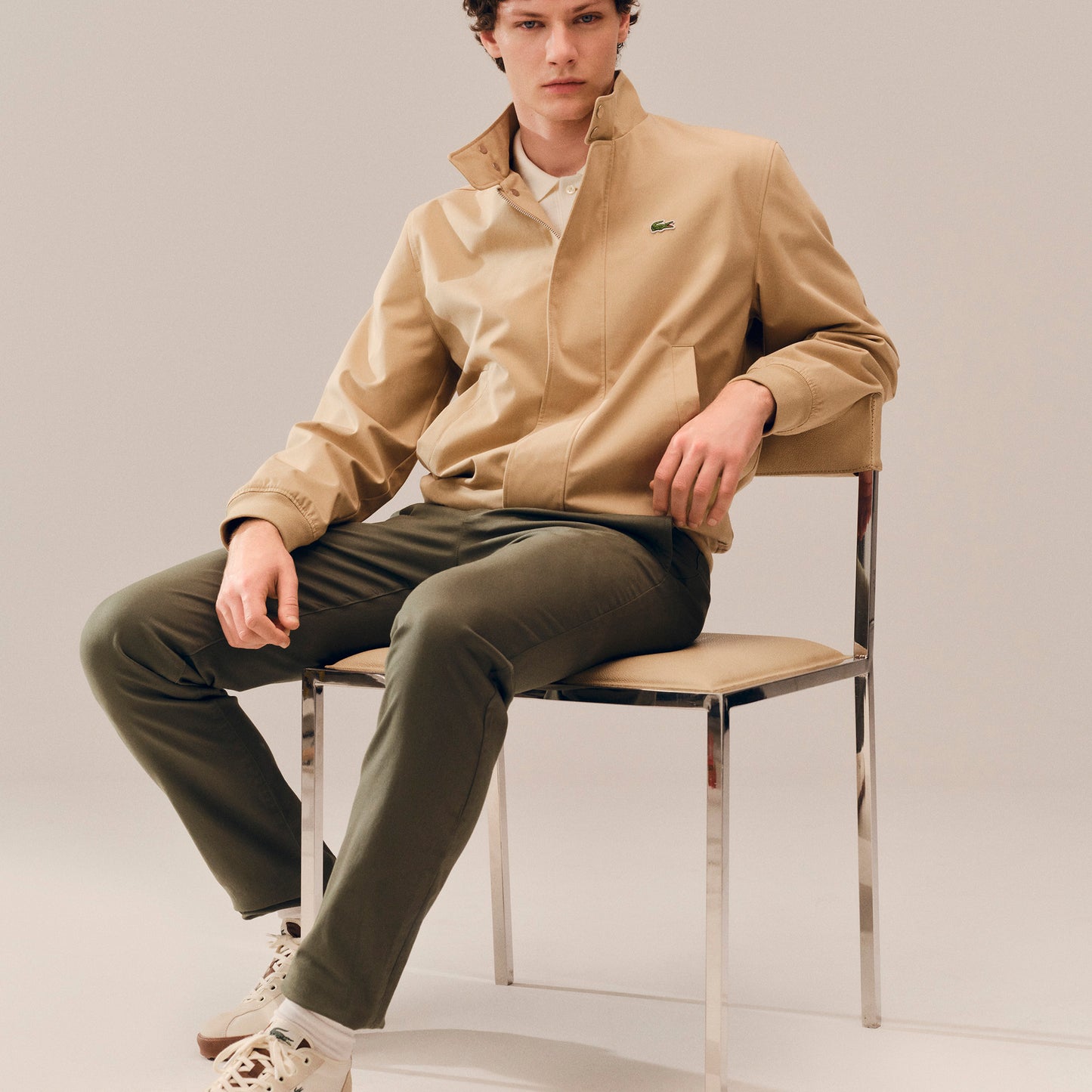 Chaqueta Harrington De Sarga Hidrófuga