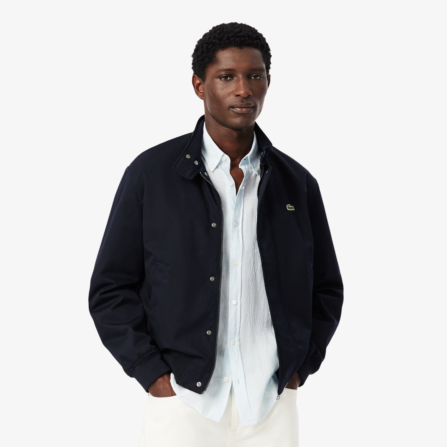 Chaqueta Harrington De Sarga Hidrófuga