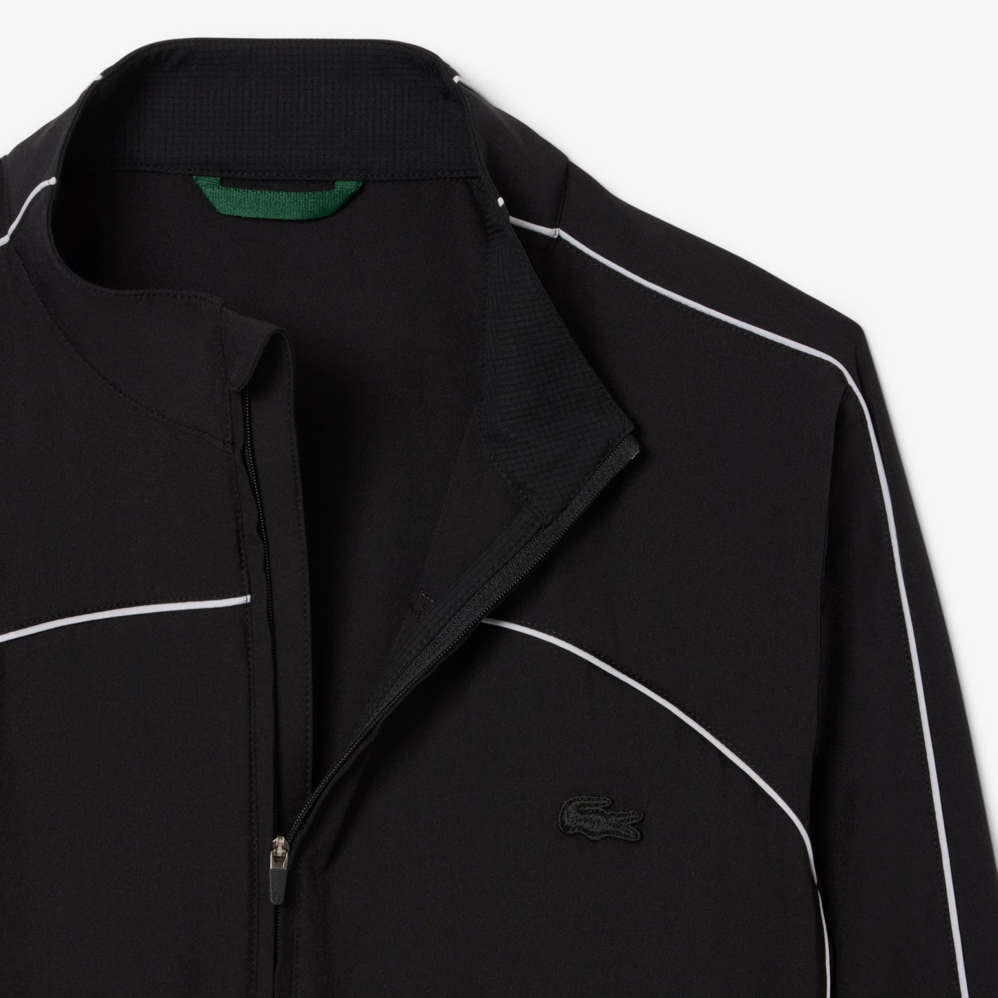 Chaqueta De Chándal Elástica Con Costuras Decorativas