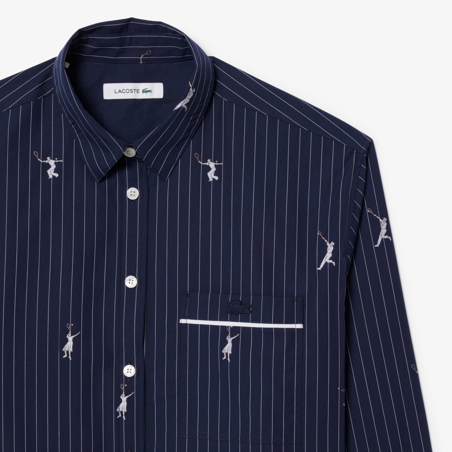 Camisa Oversized Con Motivos De Jacquard