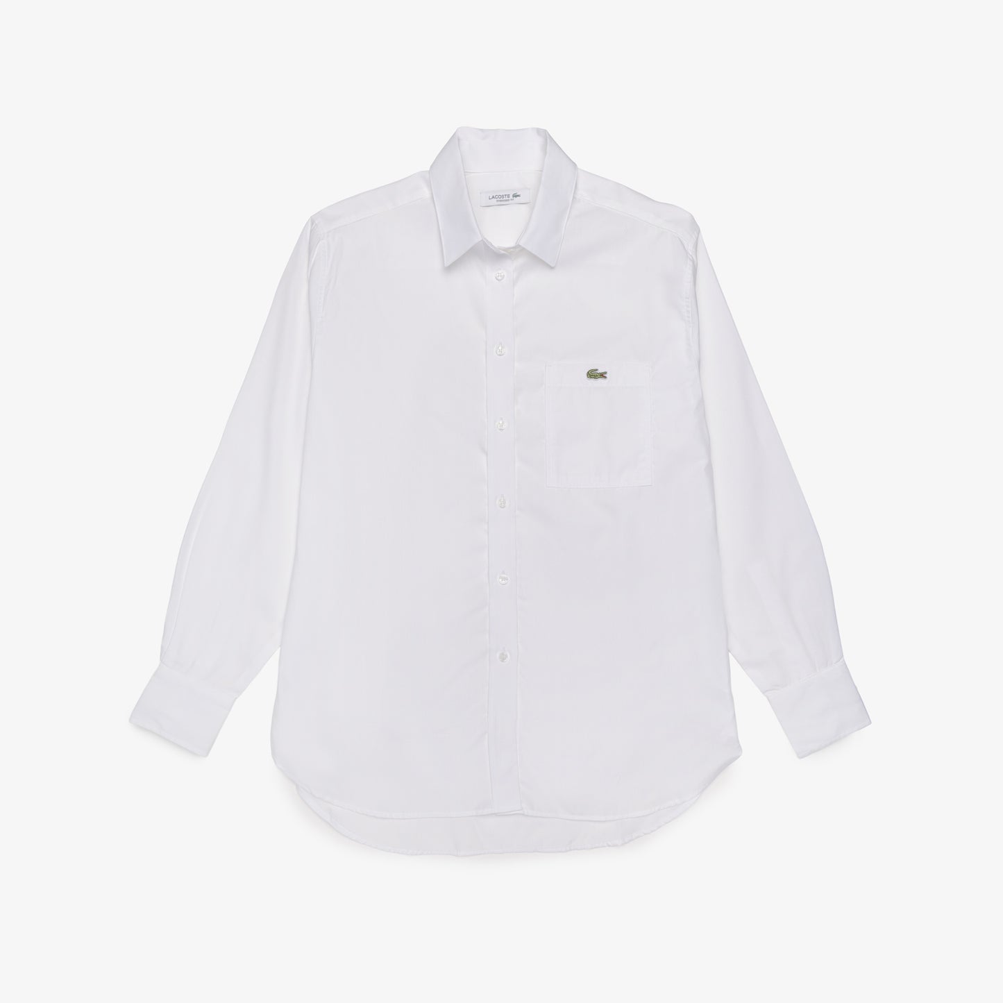 Camisa Oversized De Poplin De Algodón