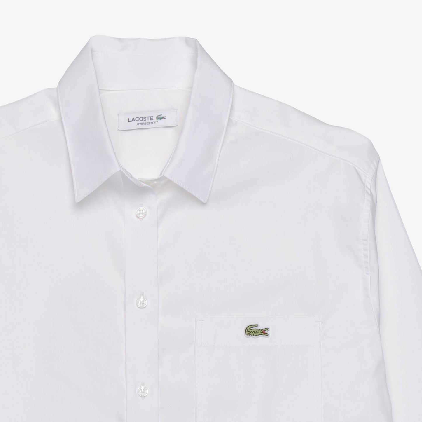 Camisa Oversized De Poplin De Algodón