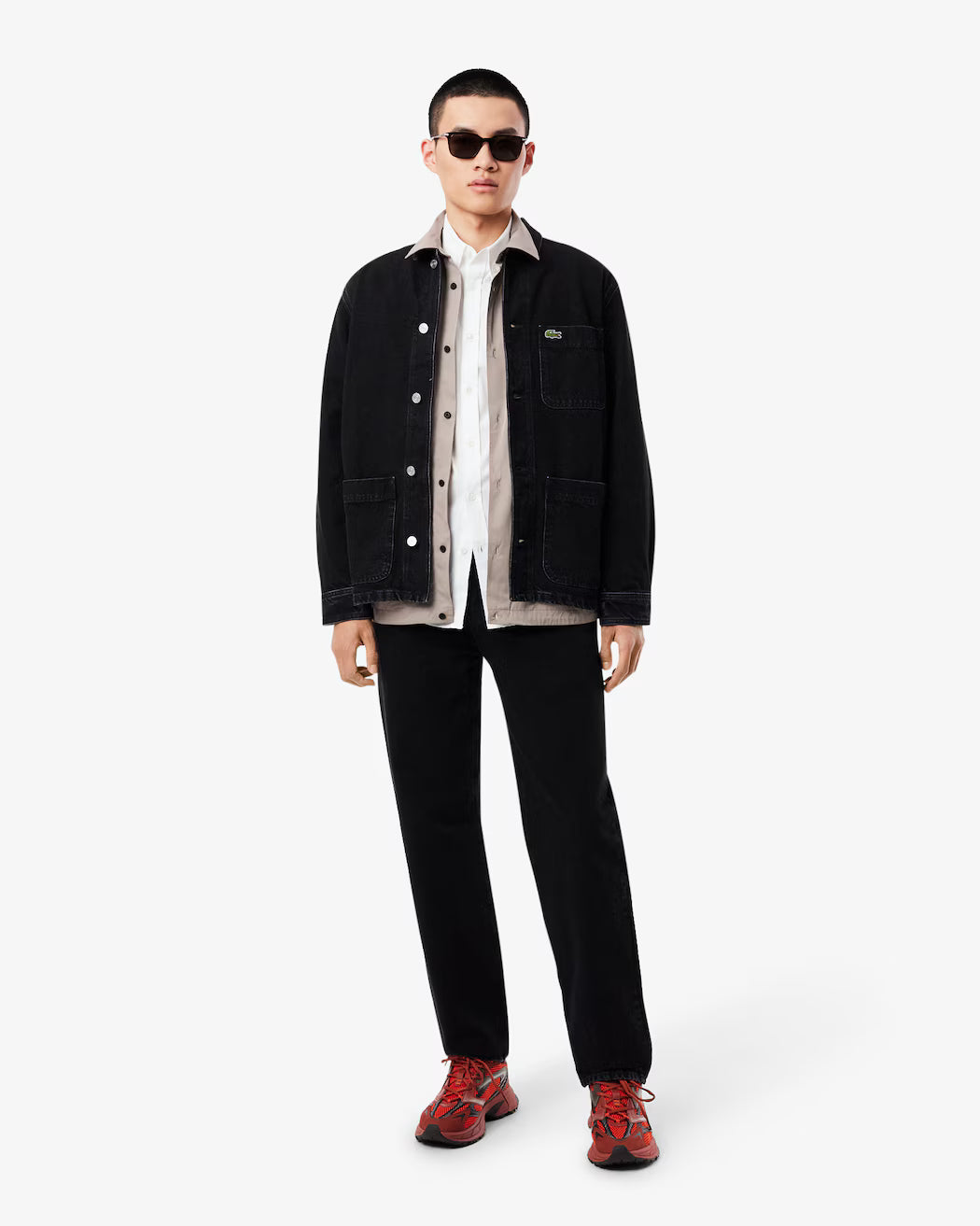 Camisa Ajustada De Algodón