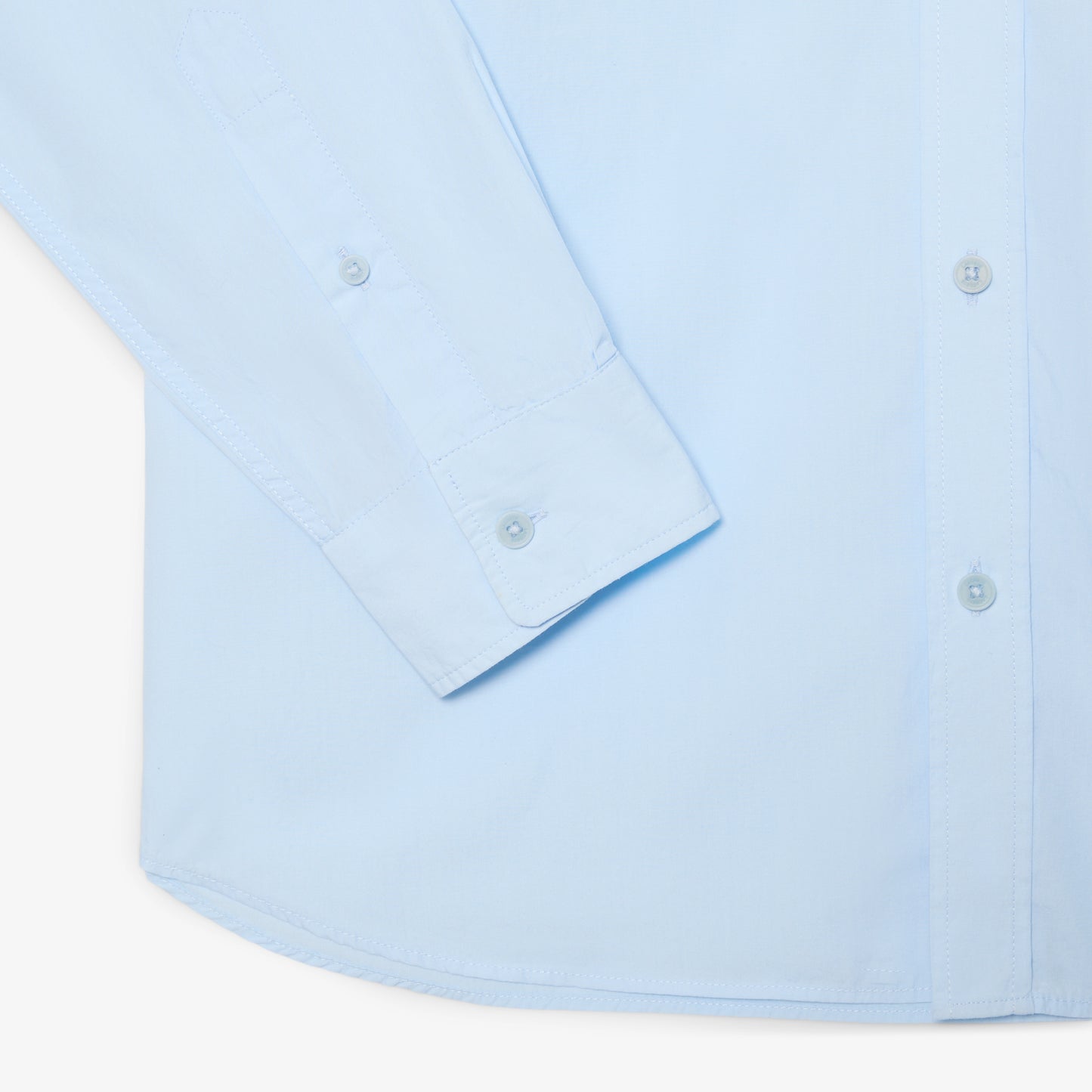 Camisa De Corte Regular De Popelín Elástico