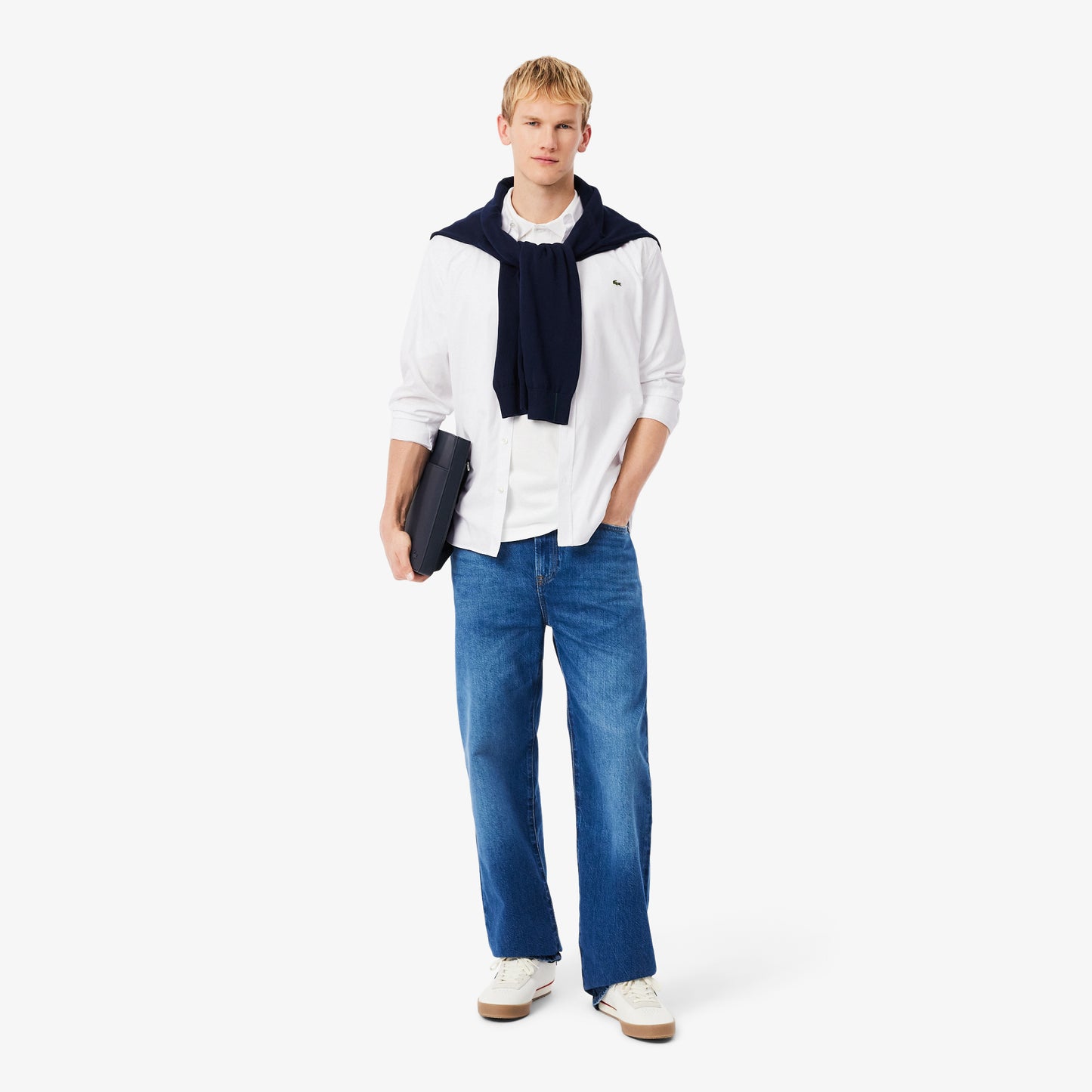 Camisa De Algodón Fit Regular