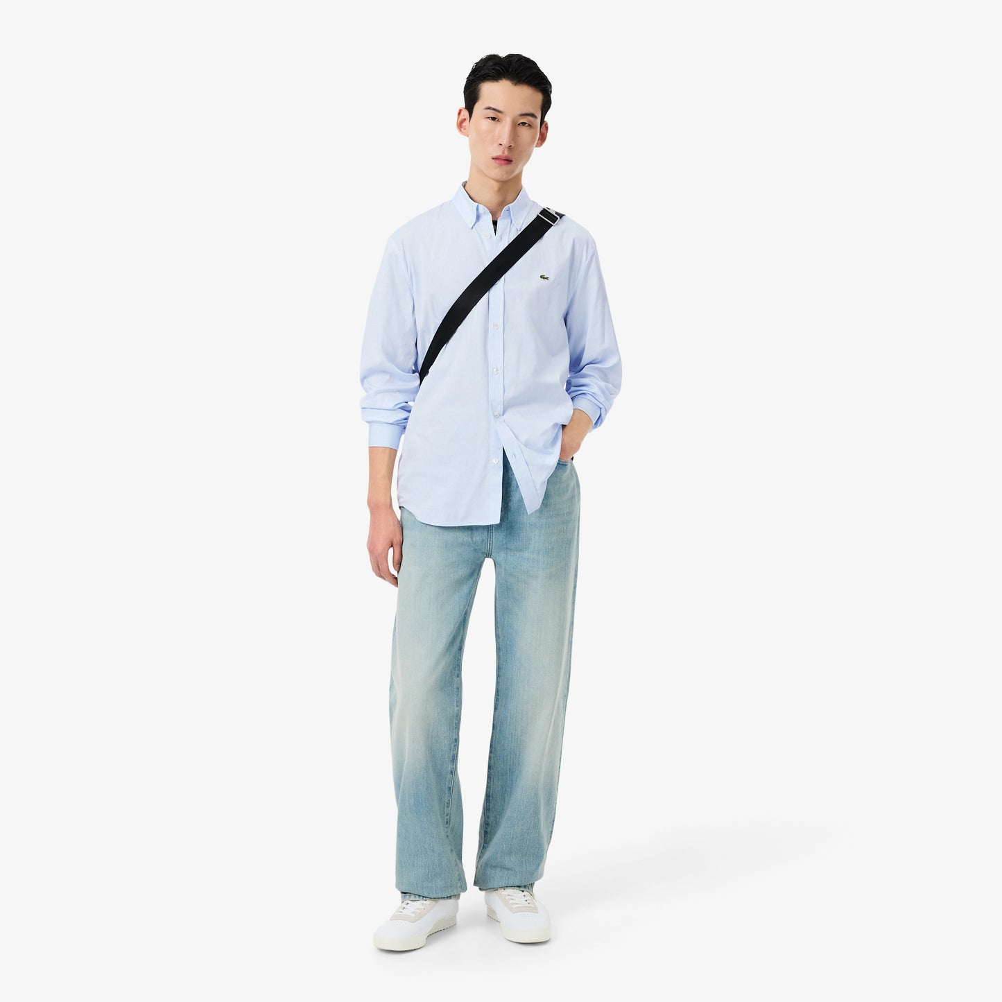 Camisa De Algodón Fit Regular
