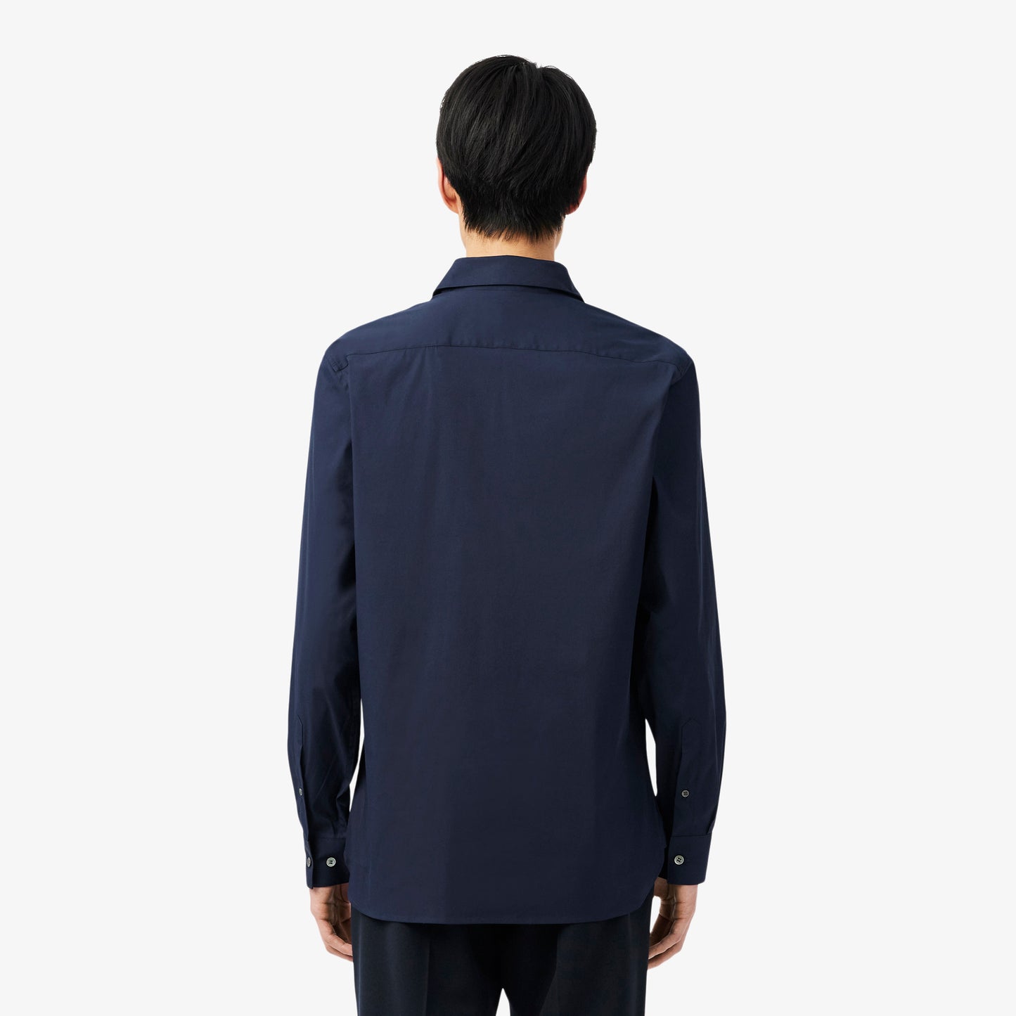 Camisa De Poplin Elastizada Slim Fit