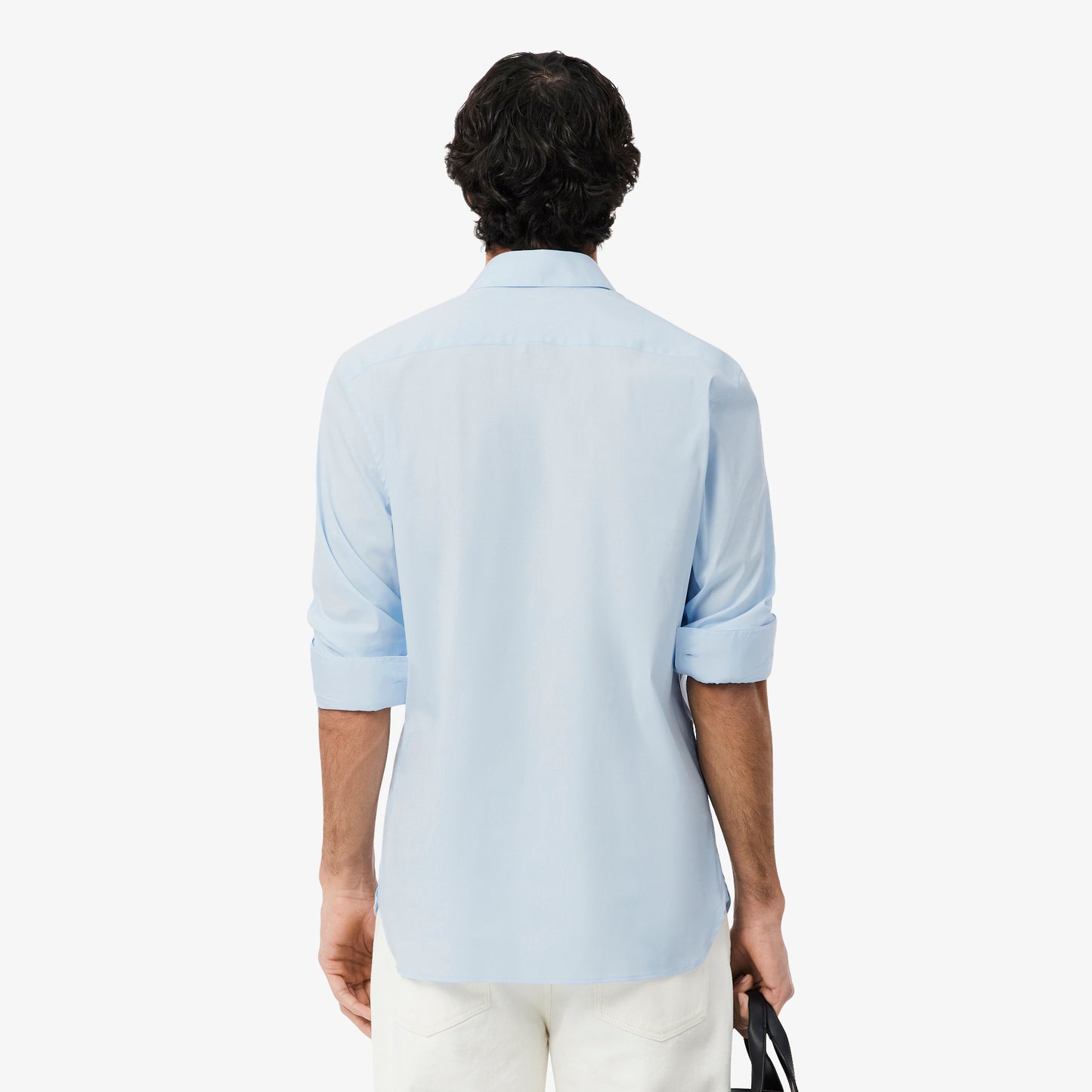 Camisa De Poplin Elastizada Slim Fit