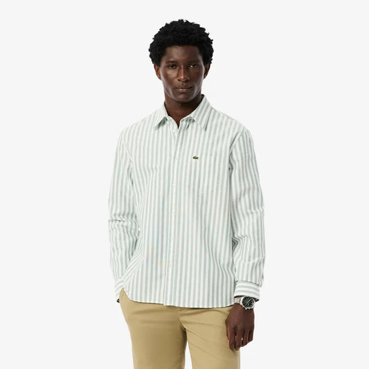 Camisa Oxford Rayada Fit Regular