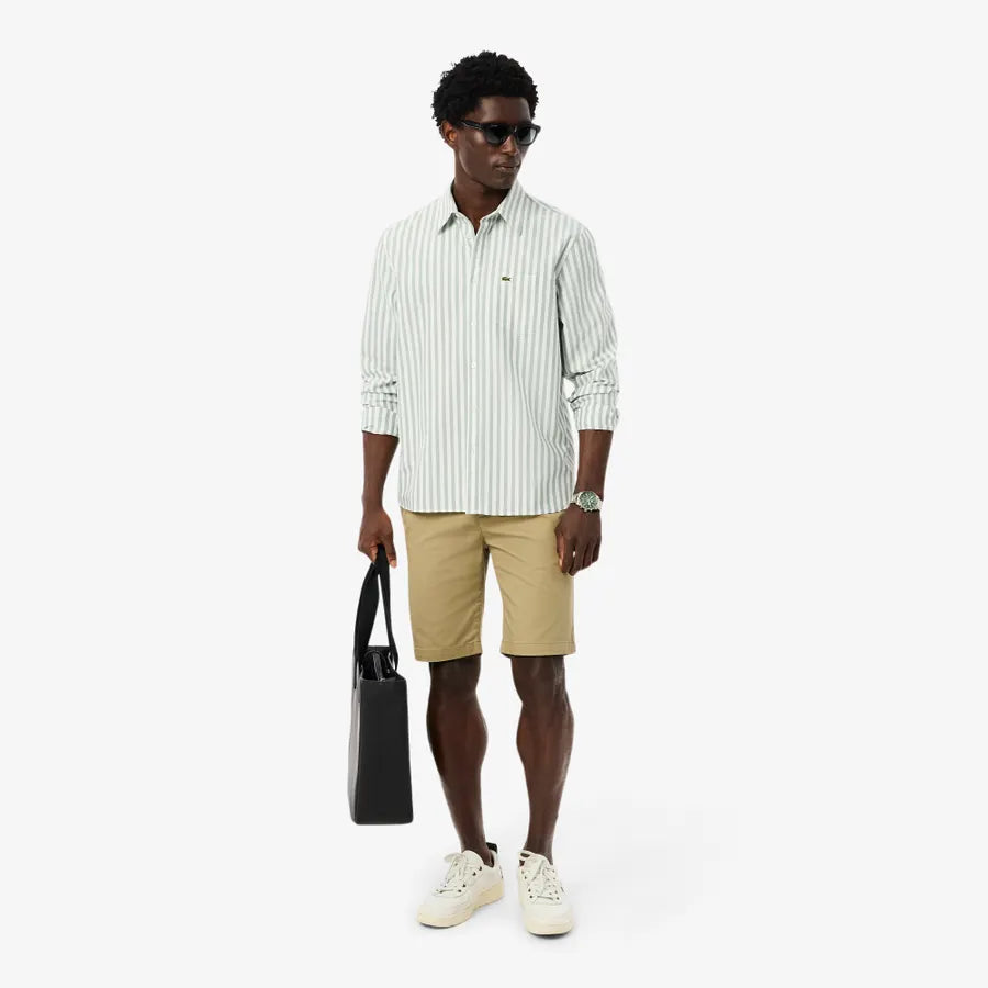 Camisa Oxford Rayada Fit Regular
