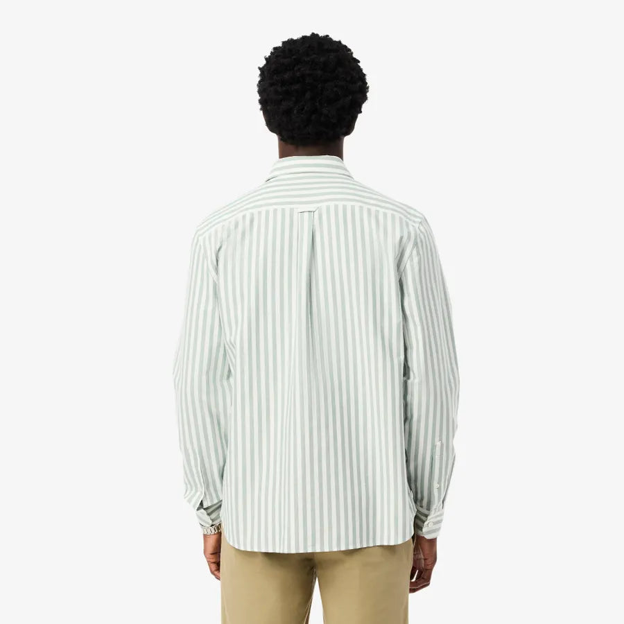 Camisa Oxford Rayada Fit Regular