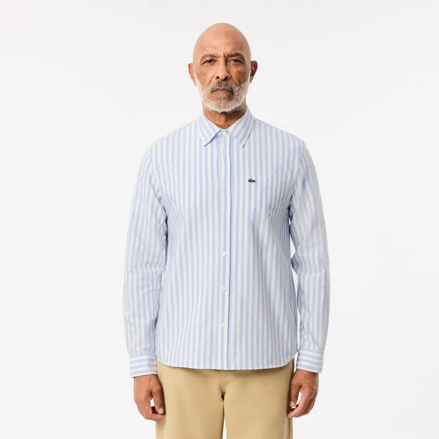 Camisa Oxford Rayada Fit Regular
