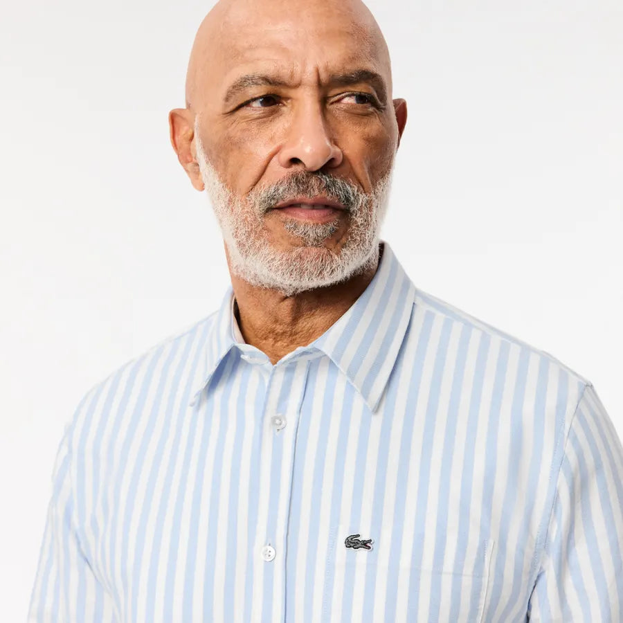 Camisa Oxford Rayada Fit Regular
