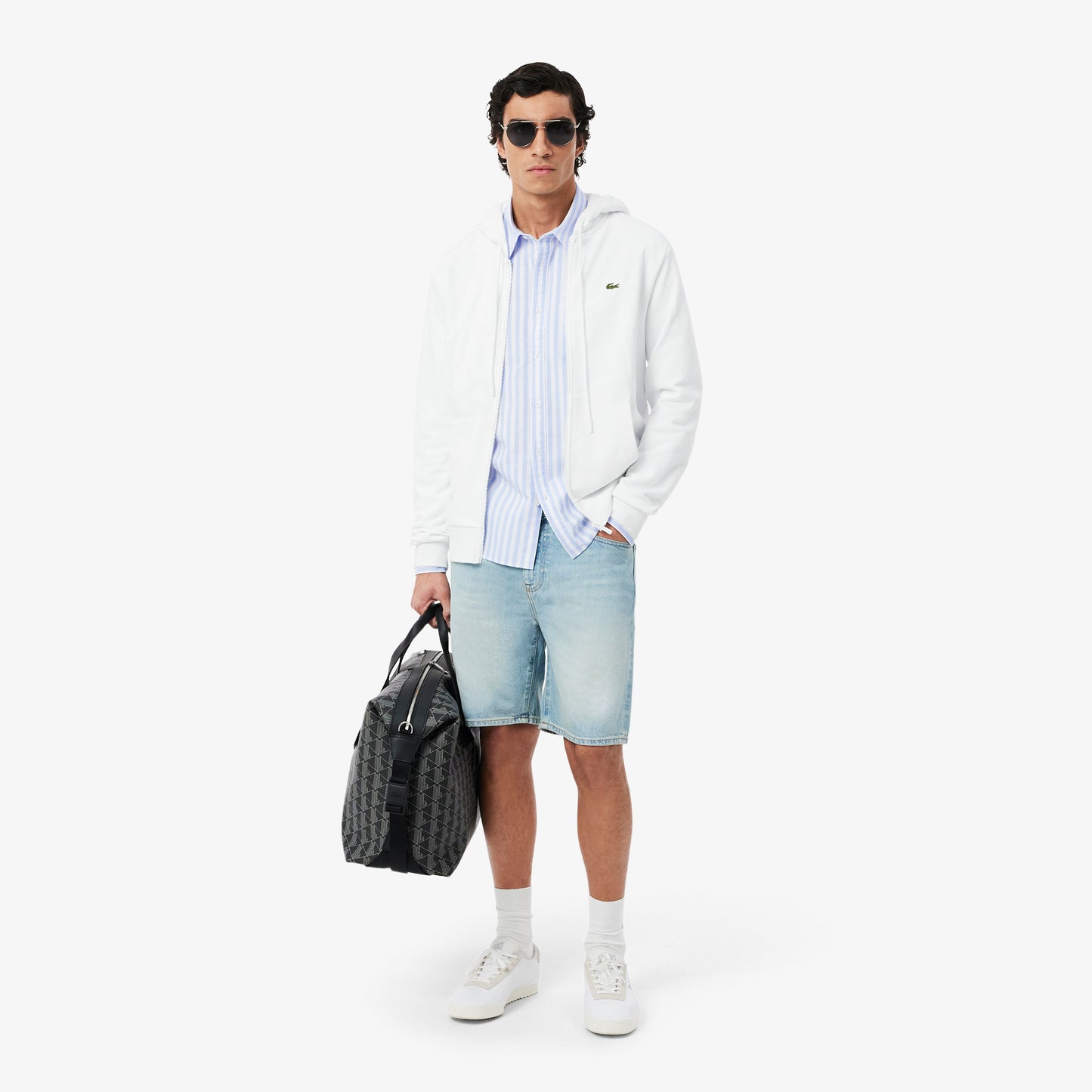 Camisa Oxford Rayada Fit Regular