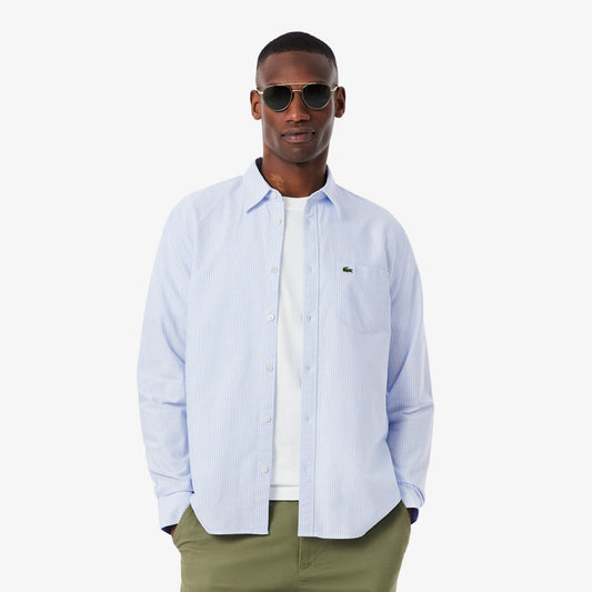 Camisa Oxford Rayada Fit Regular