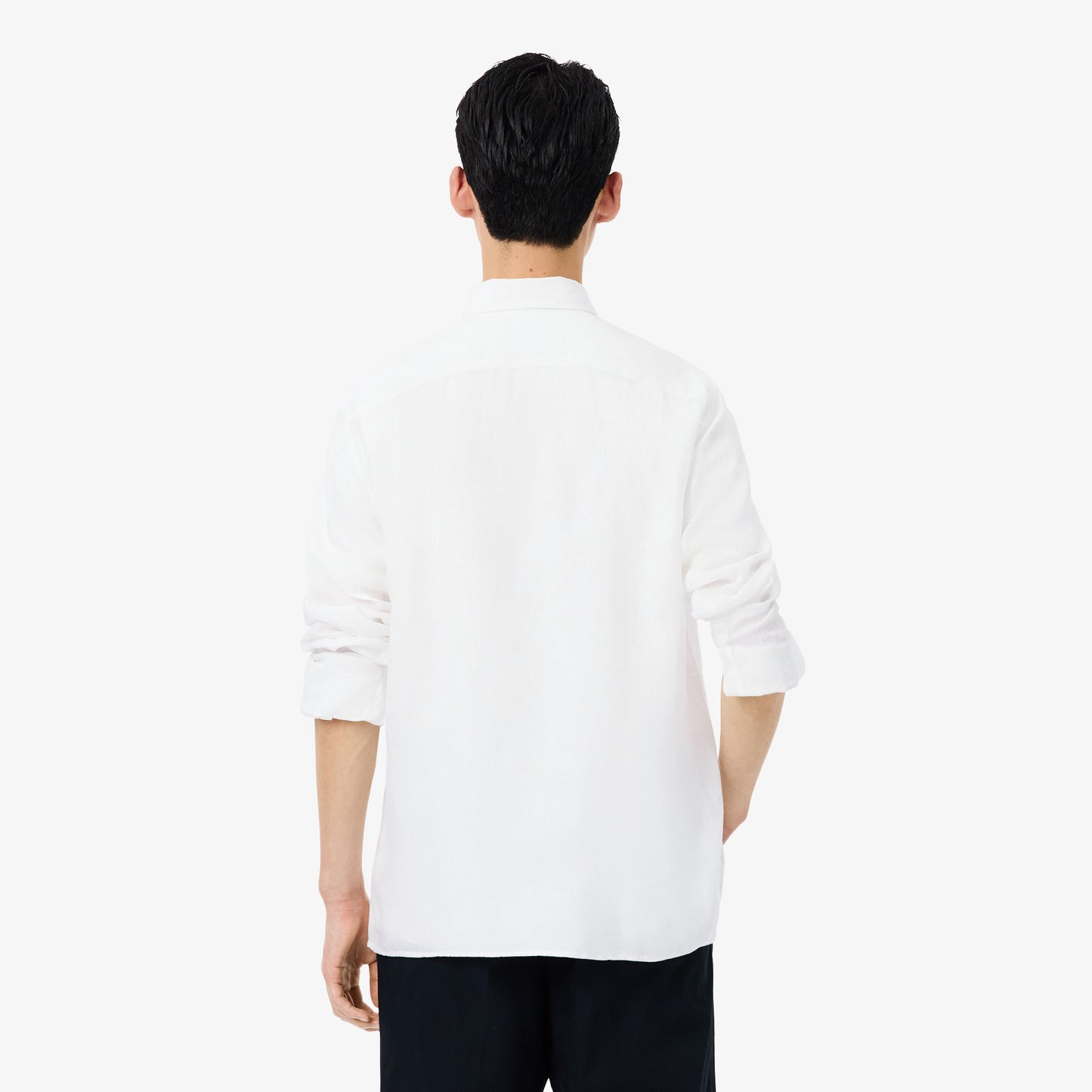 Camisa De Lino De Corte Regular