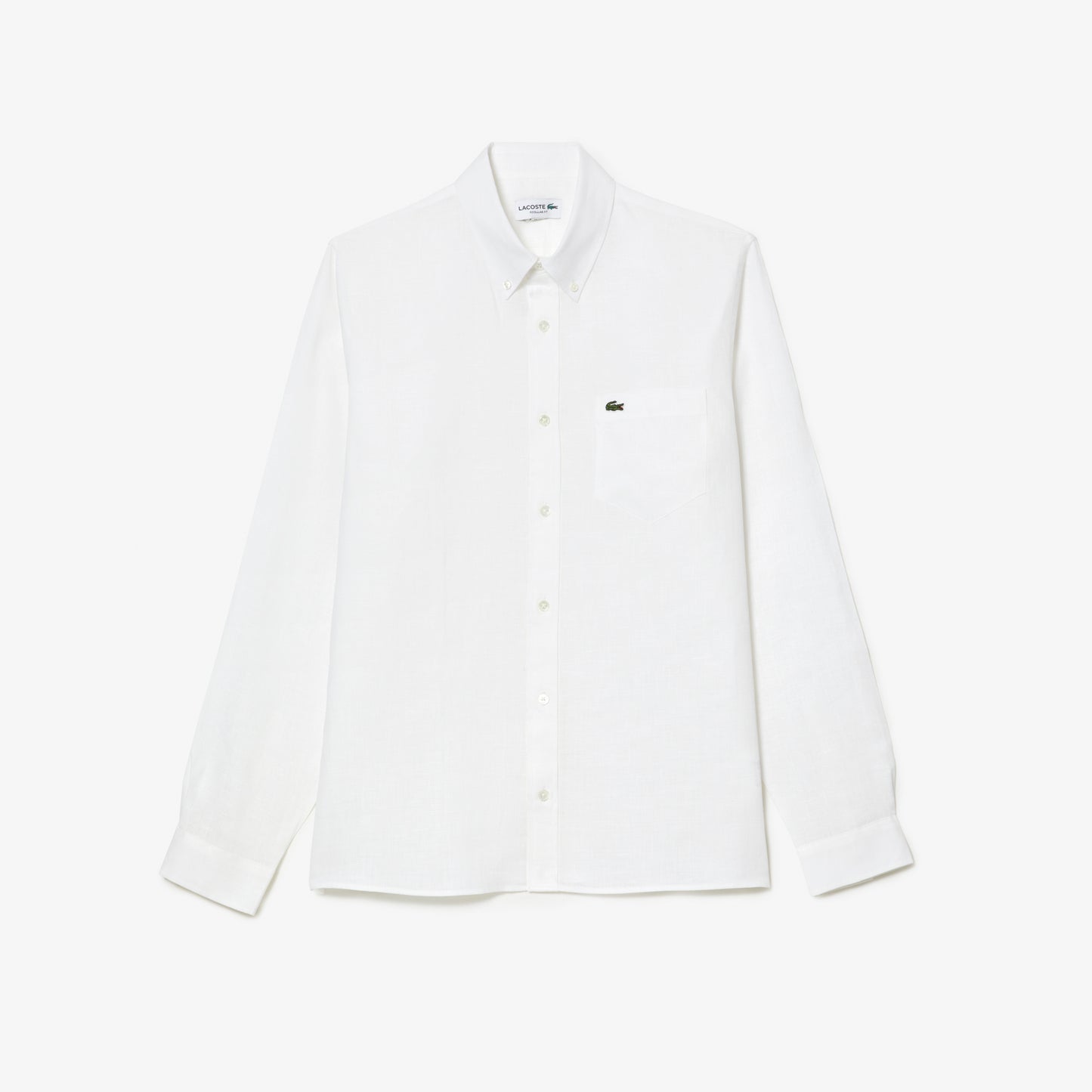 Camisa De Lino De Corte Regular