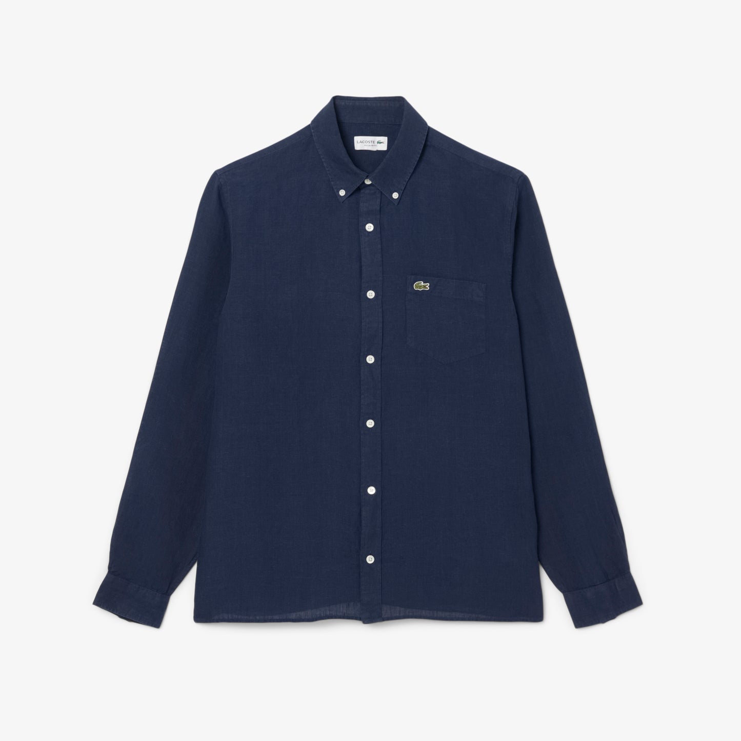Camisa De Lino De Corte Regular