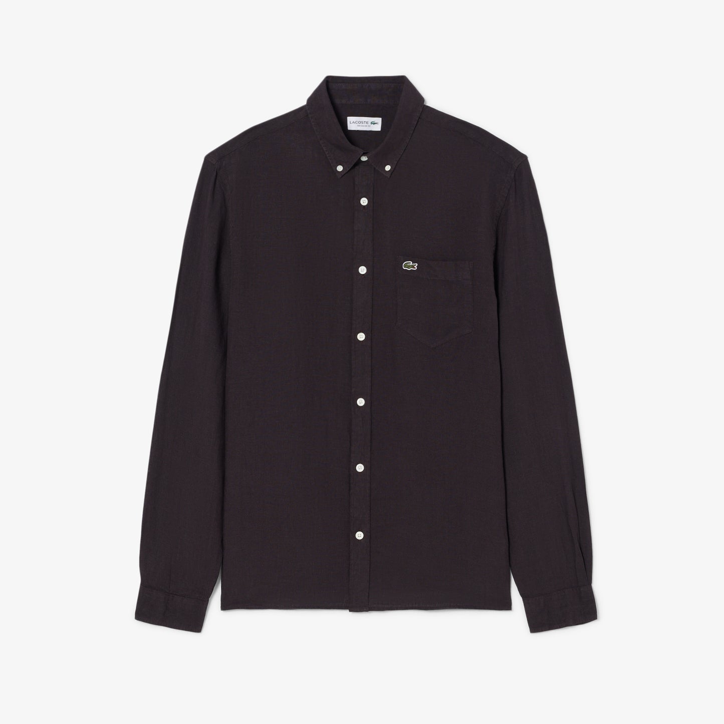Camisa De Lino De Corte Regular