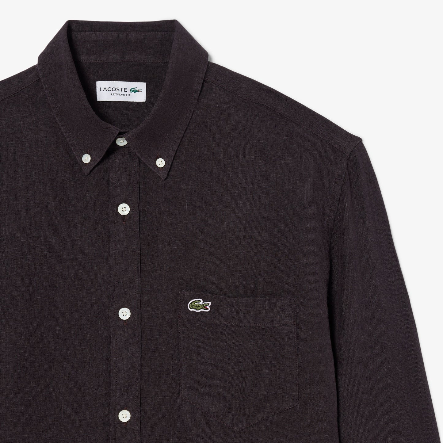 Camisa De Lino De Corte Regular