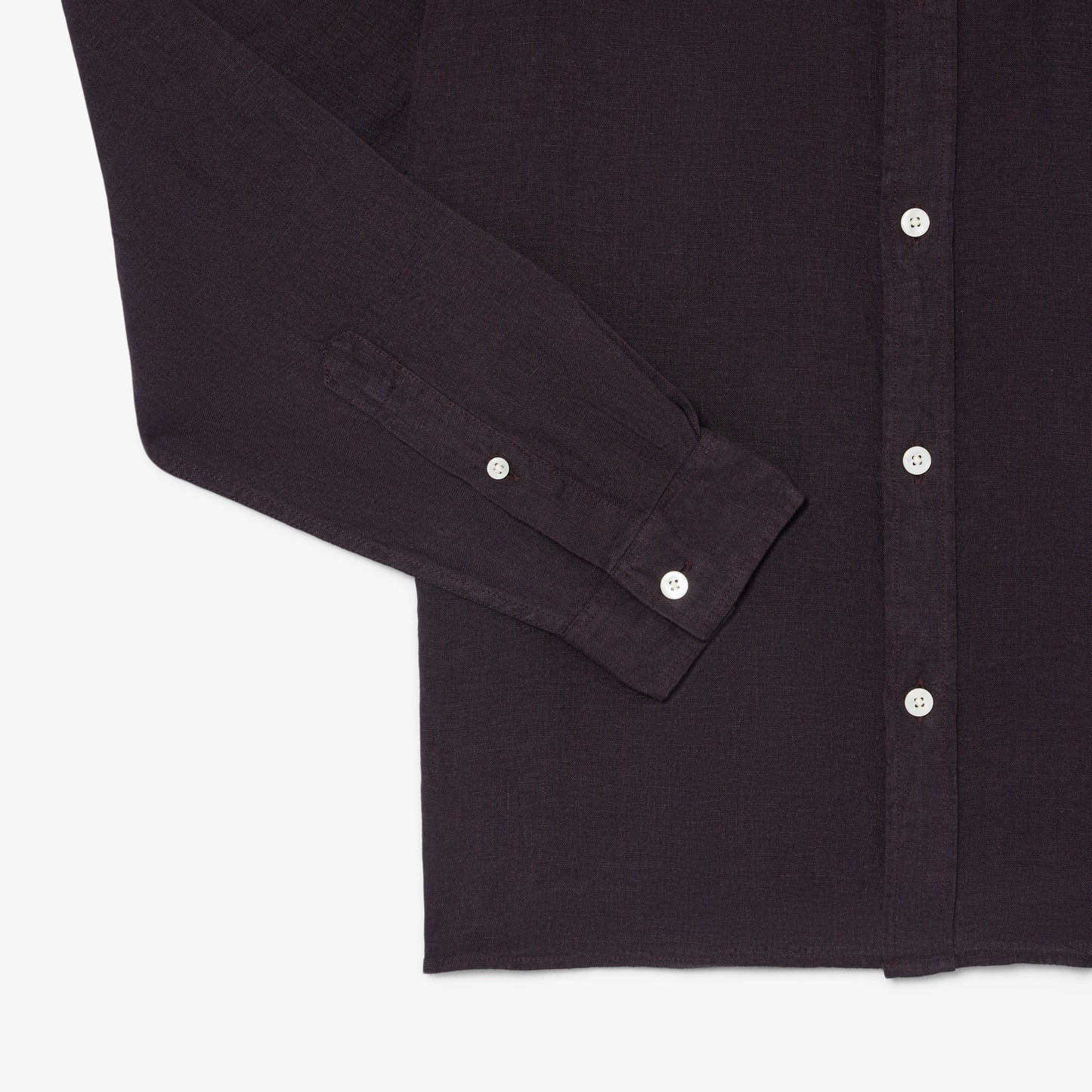 Camisa De Lino De Corte Regular