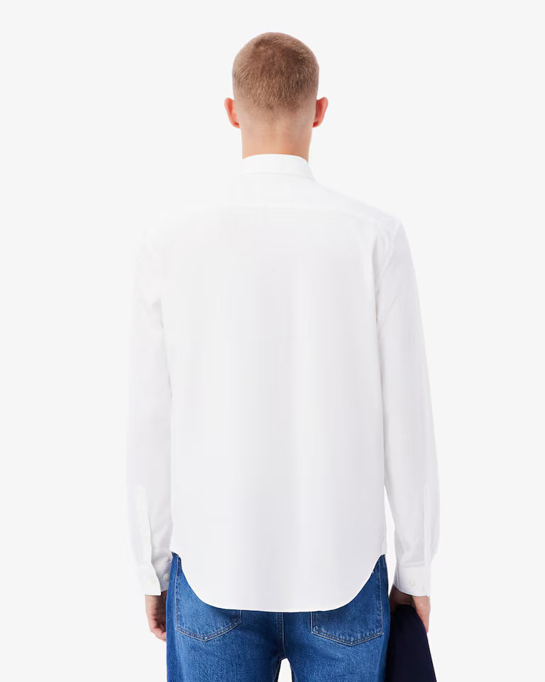 Camisa De Poplin De Corte Regular