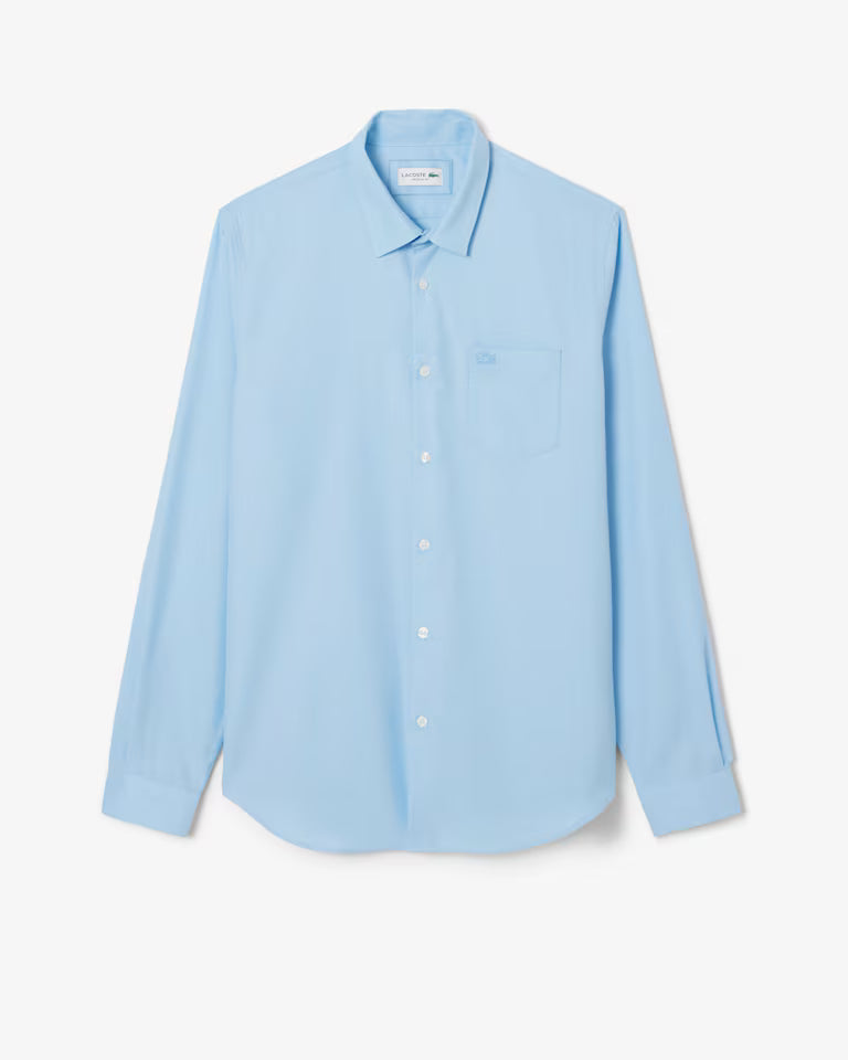 Camisa De Poplin De Corte Regular