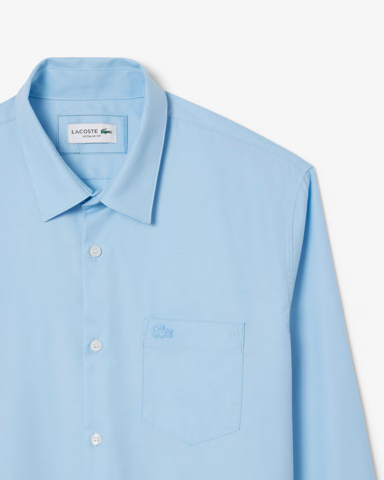 Camisa De Poplin De Corte Regular