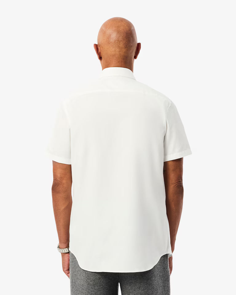 Camisa Manga Corta De Algodón De Corte Regular